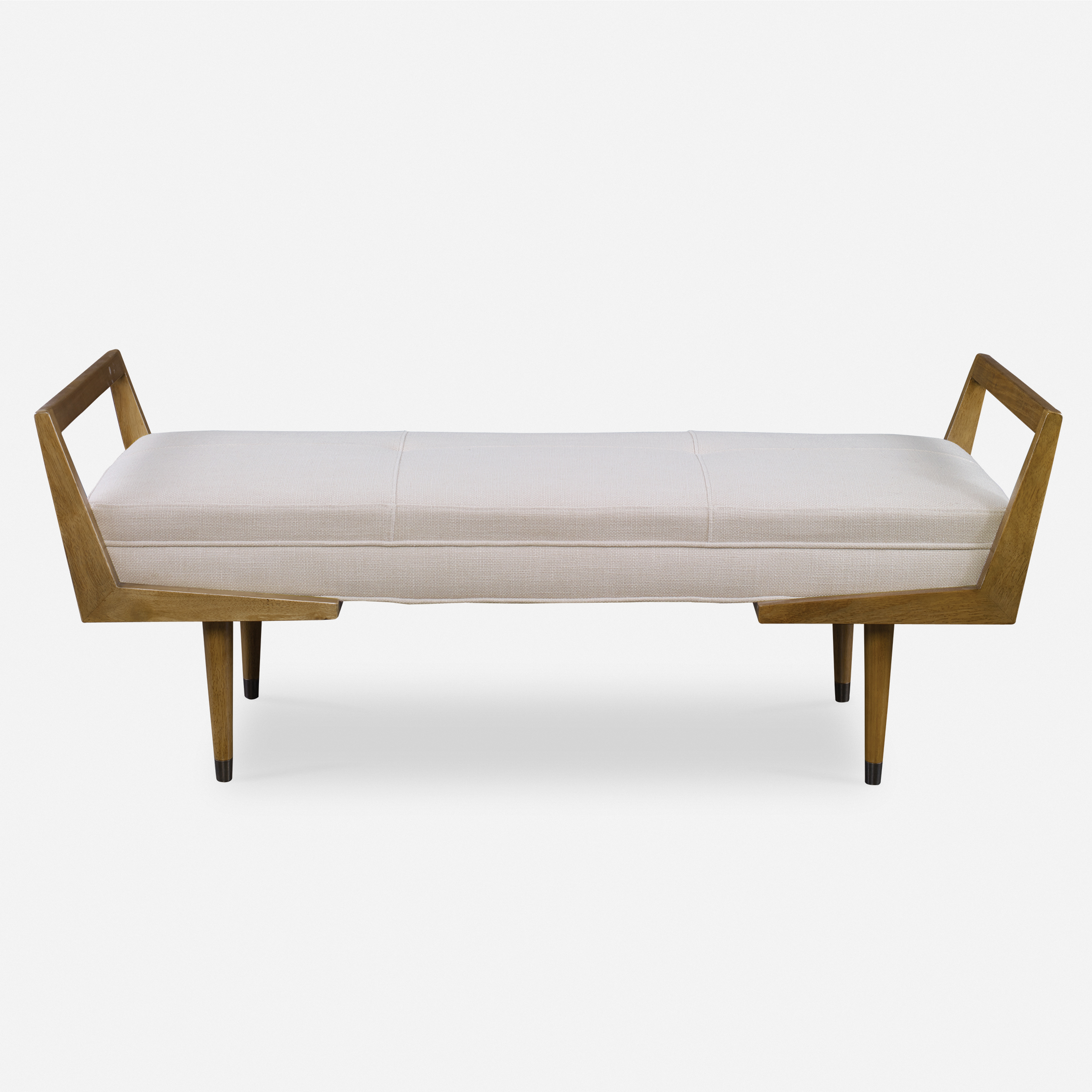 Waylon Modern Ivory Bench - Uttermost