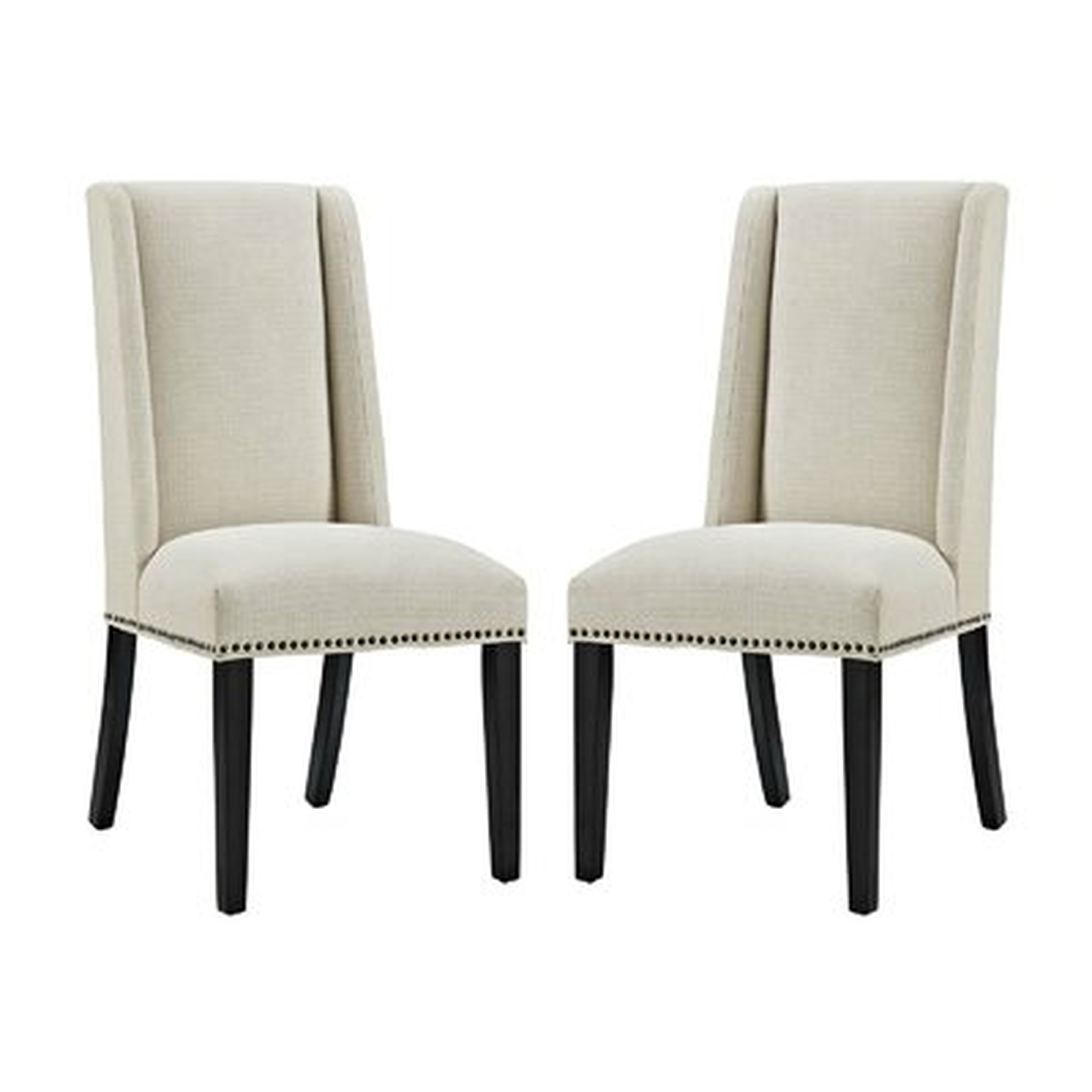 Baron Dining Chair Fabric Set Of 2 - Wayfair