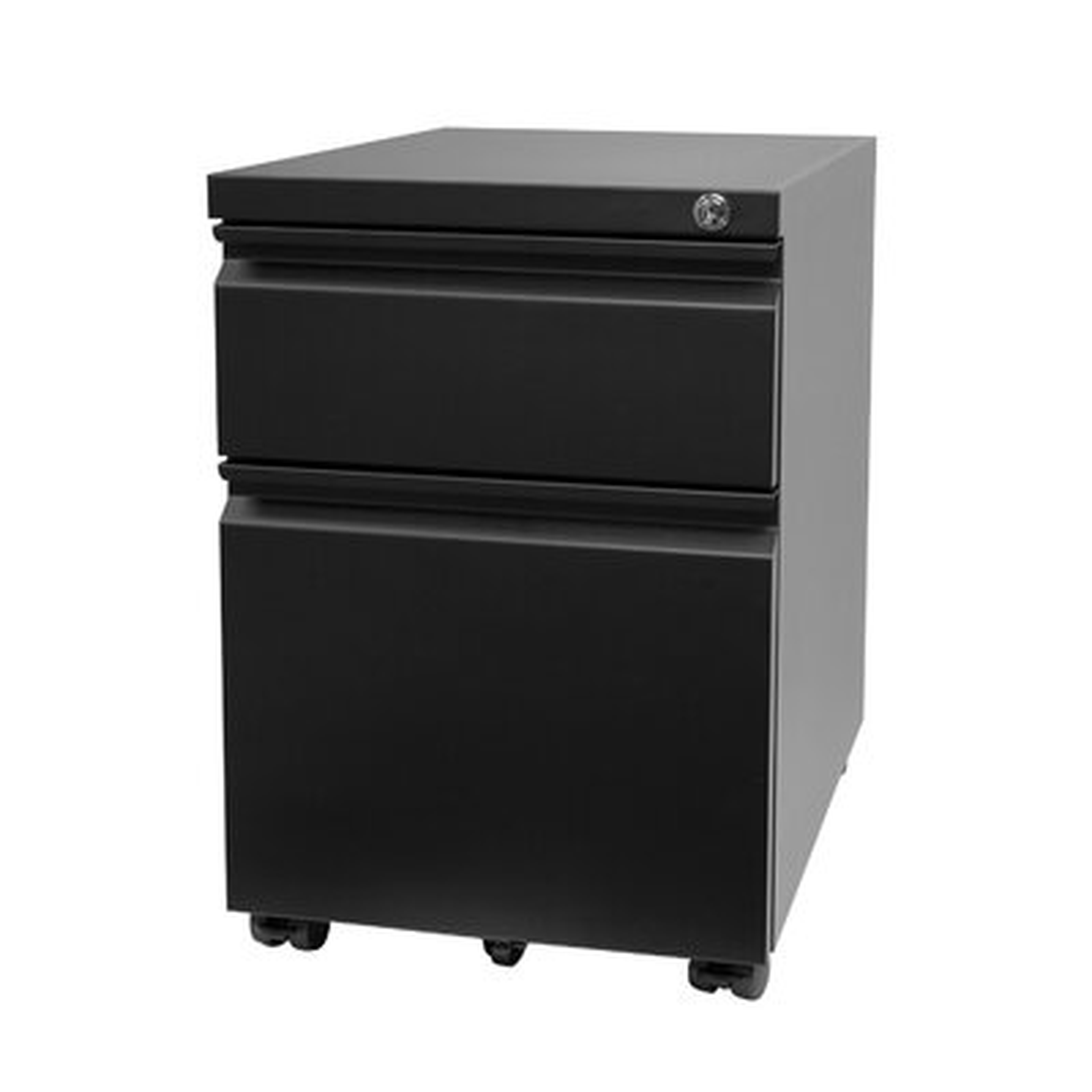 2 Drawer Rolling File Cabinet, Mobile File Cabinet For Under Desk, Metal Filing Cabinet With Lock For Letter, Legal, A4 File - Wayfair