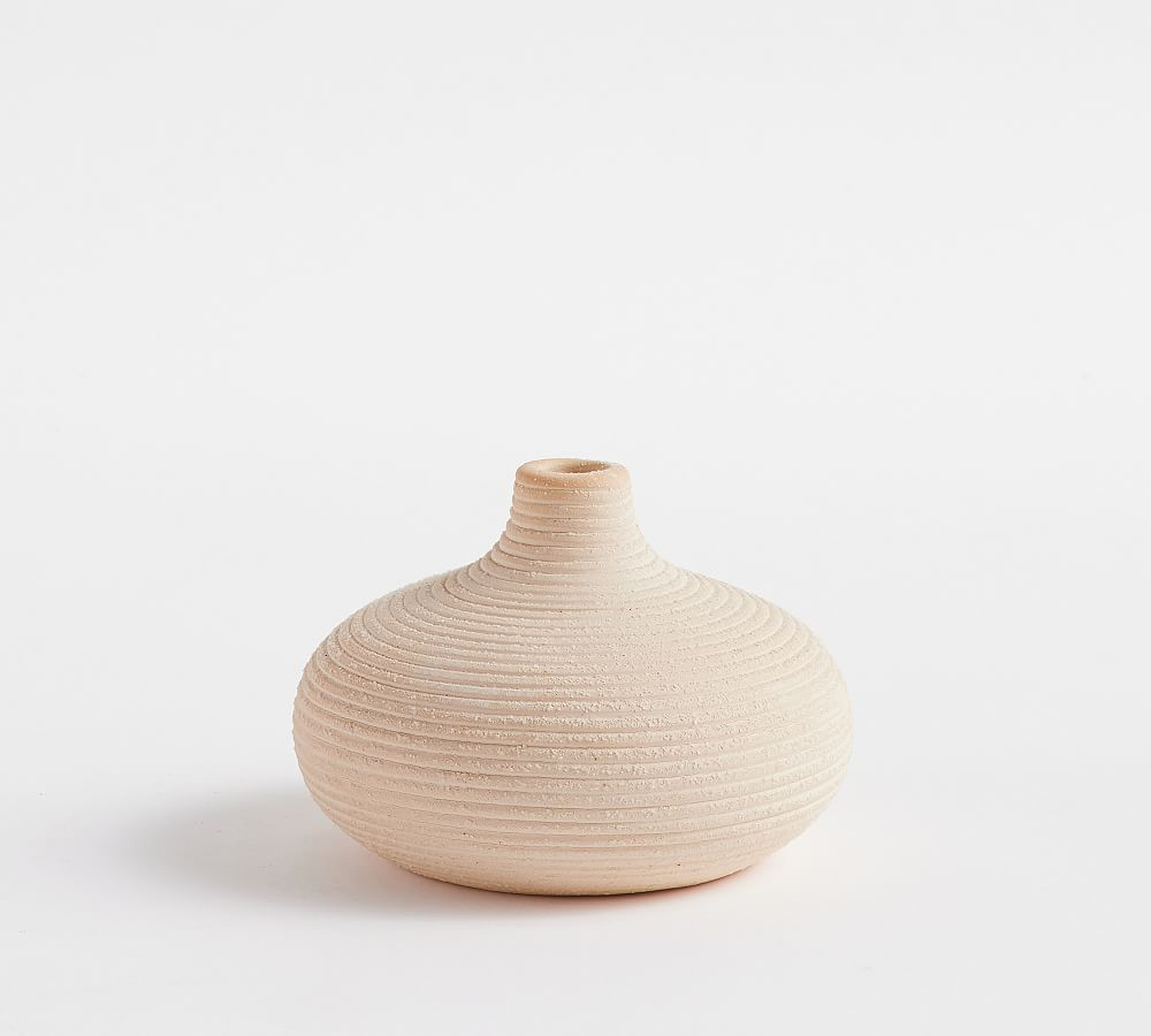 Bondi Textured Ceramics, Small Bud, Pink - Pottery Barn
