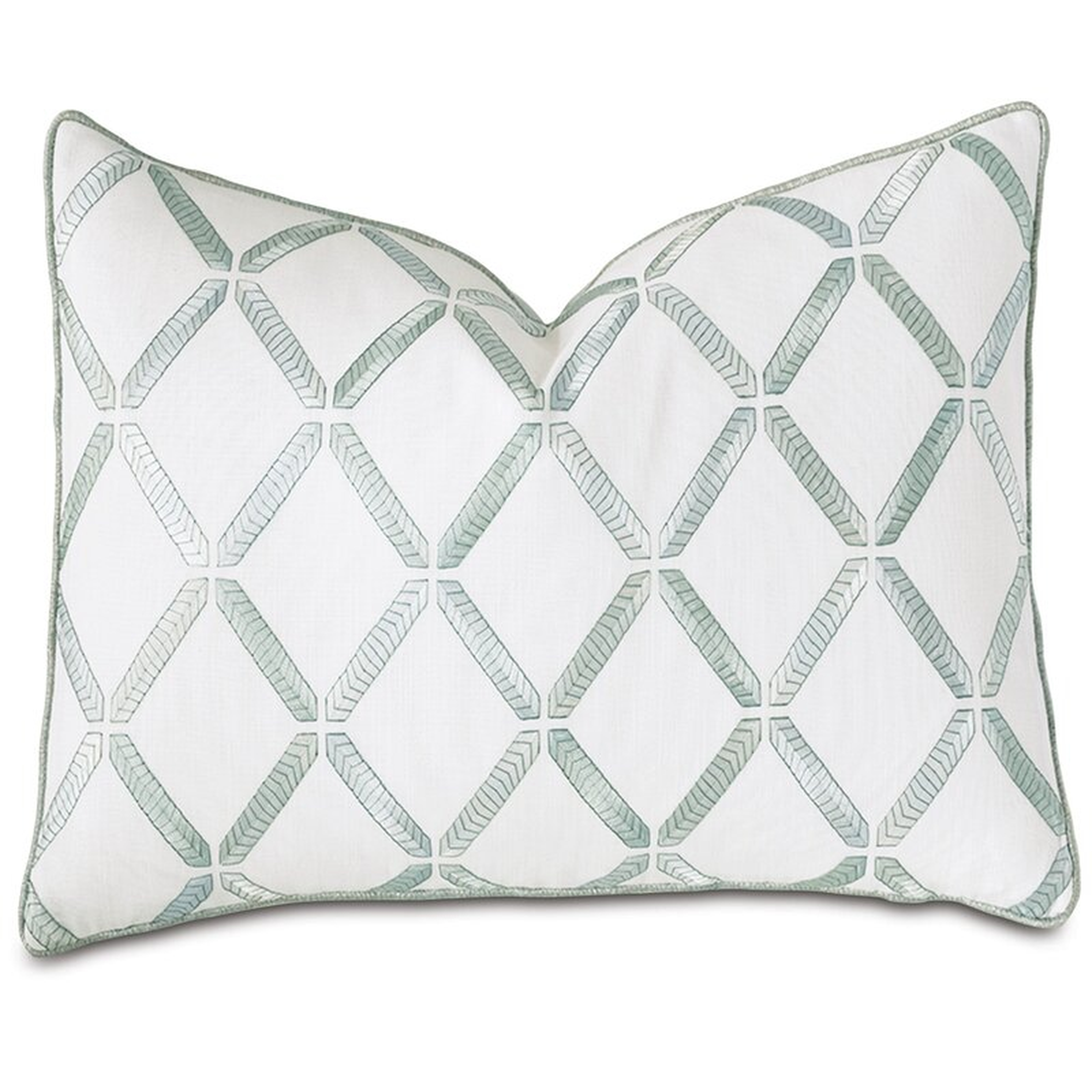 Eastern Accents Brentwood by Barclay Butera Embroidered Decorative Rectangular Pillow Cover & Insert - Perigold