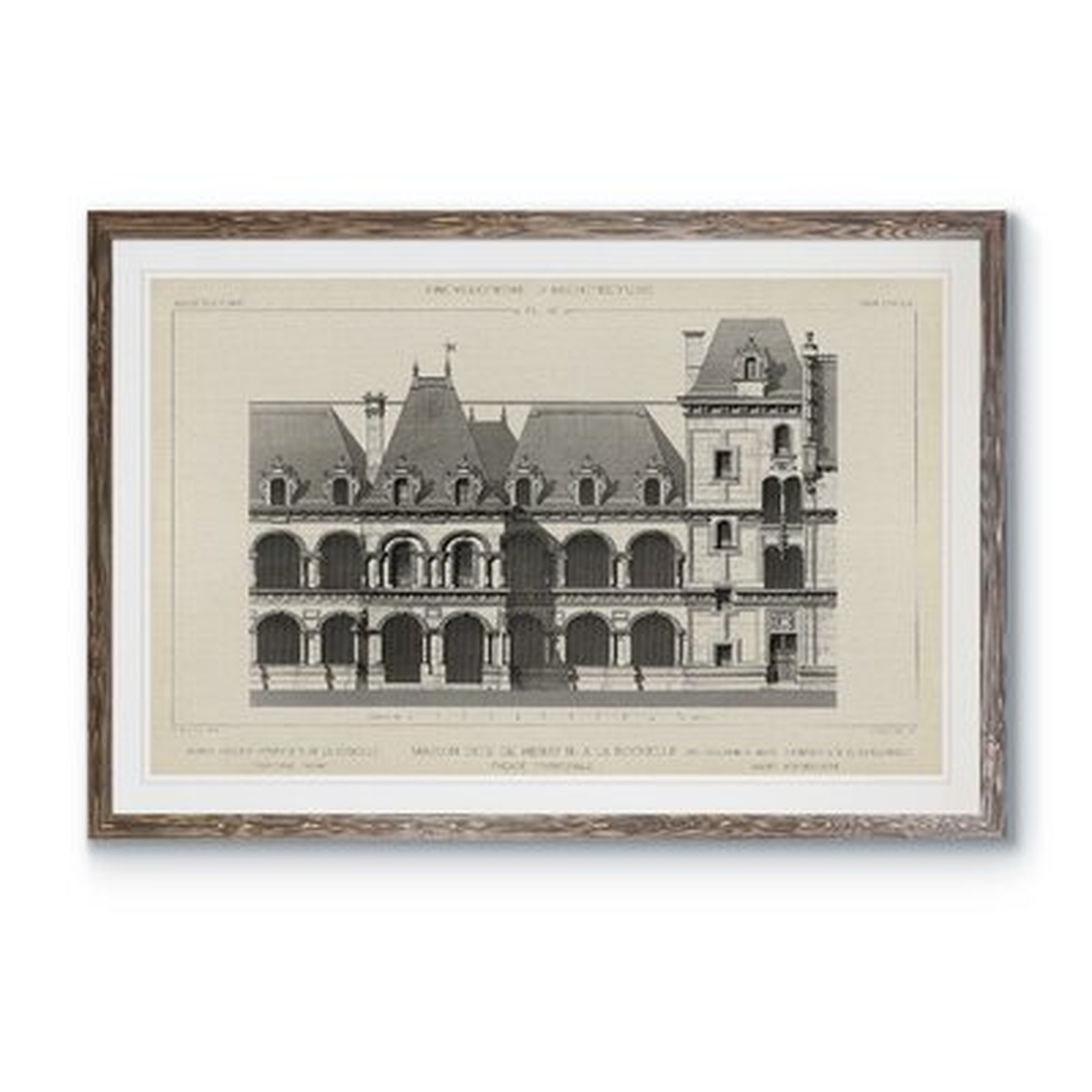 French Facade I - Picture Frame Painting Print - Wayfair