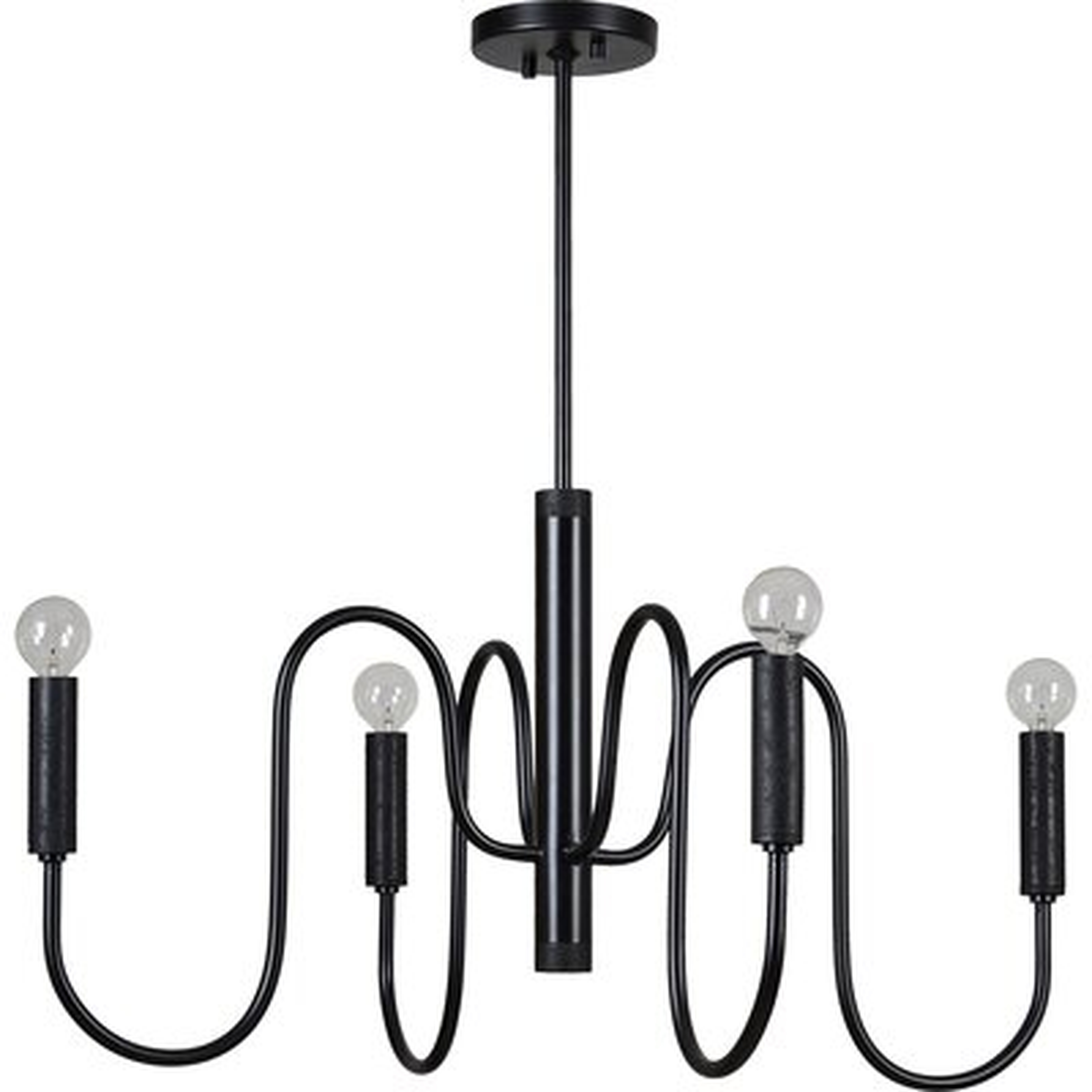 Castile Iron Matte Black Ceiling Light Fixture - Wayfair