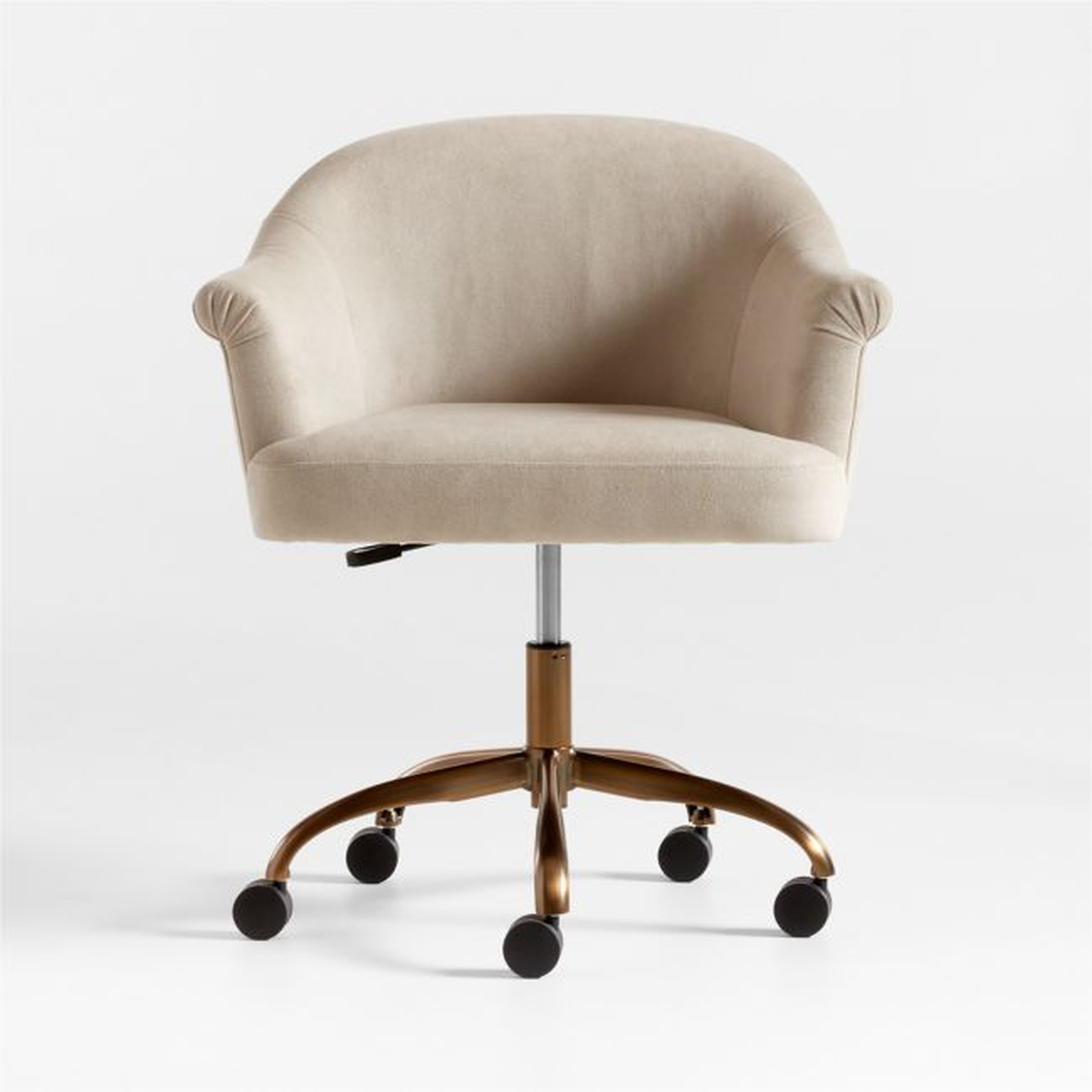 Grace Champagne Office Chair - Crate and Barrel
