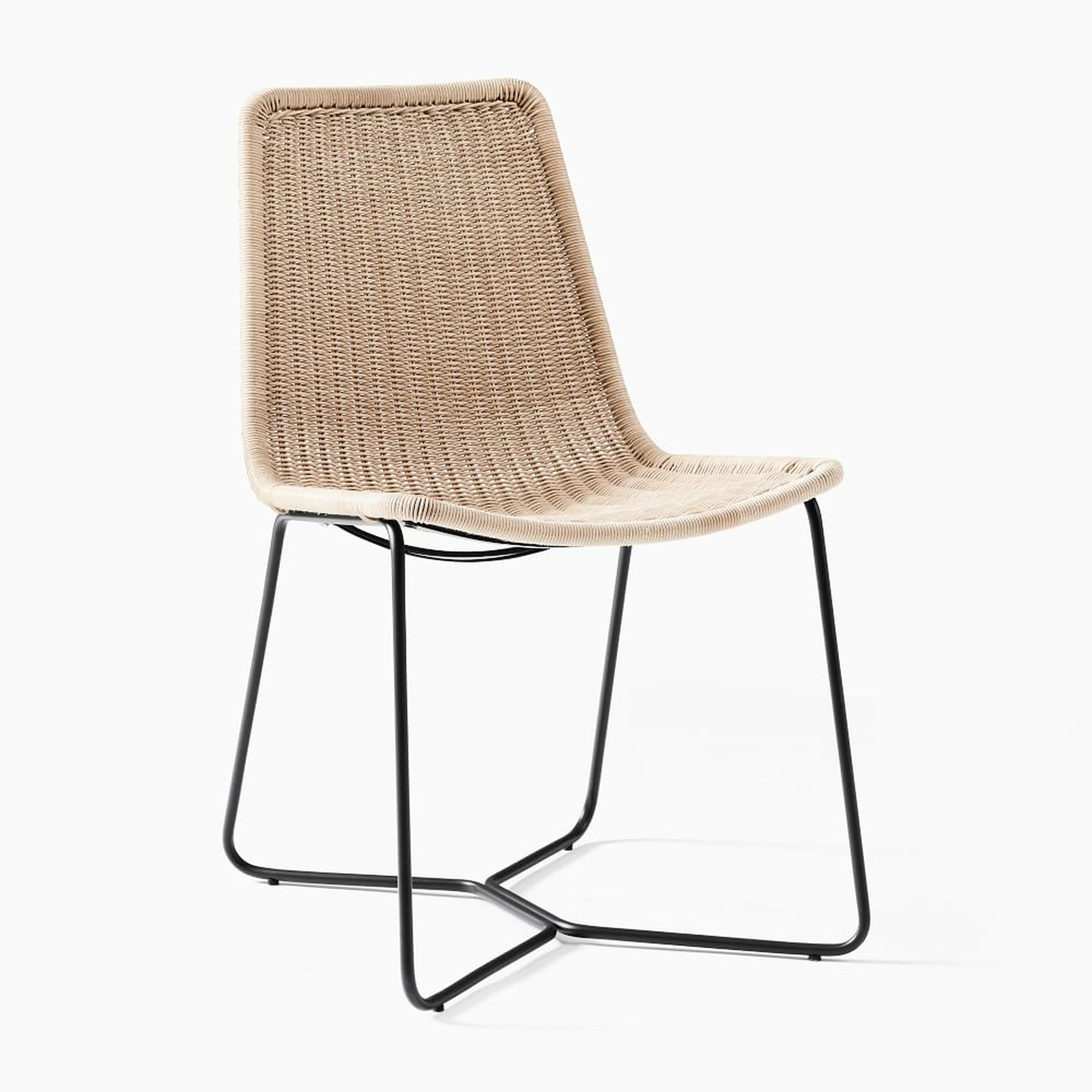 Outdoor Slope Collection Natural Dining Chair - West Elm
