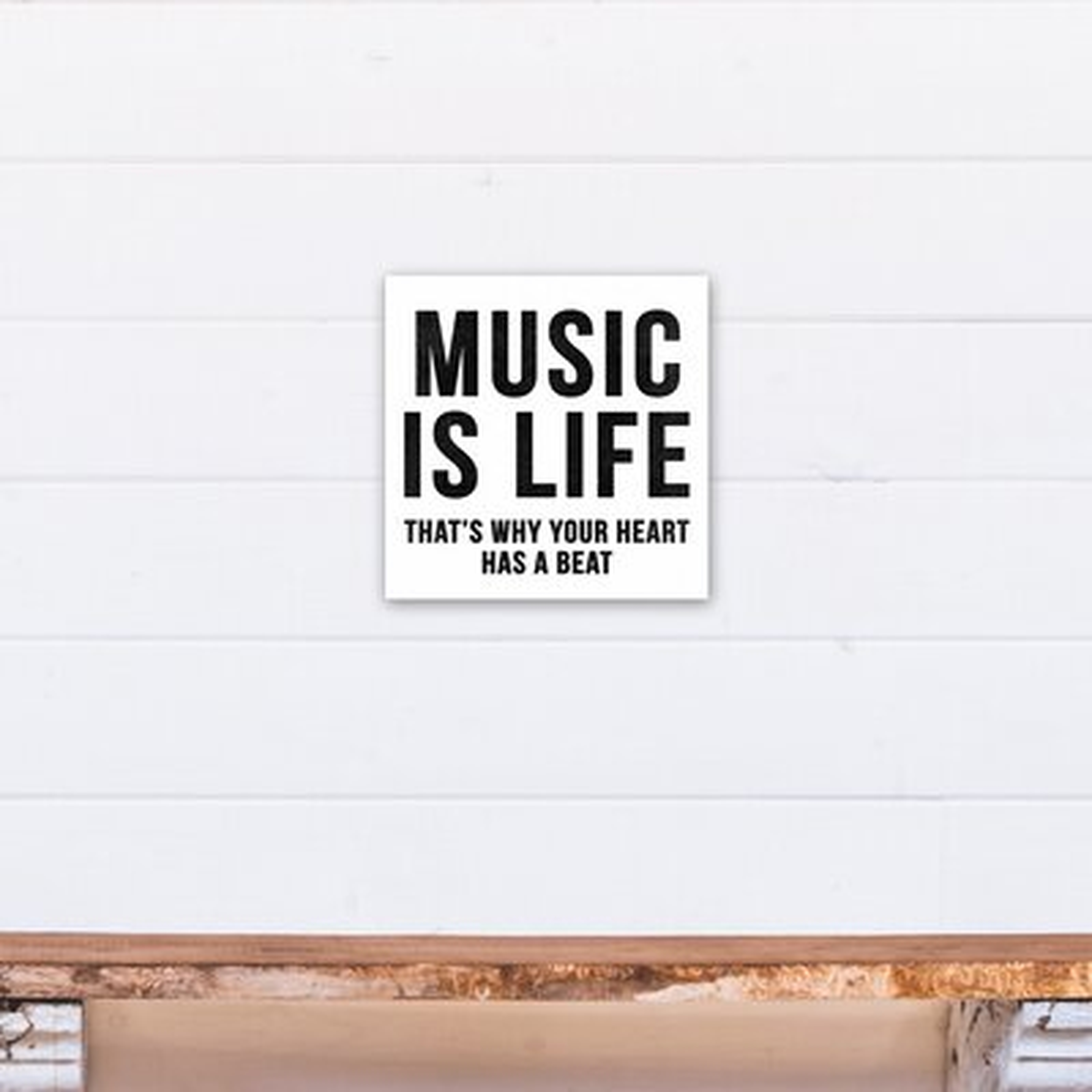 Moxee Music Is Life Wrapped Canvas Art - Wayfair