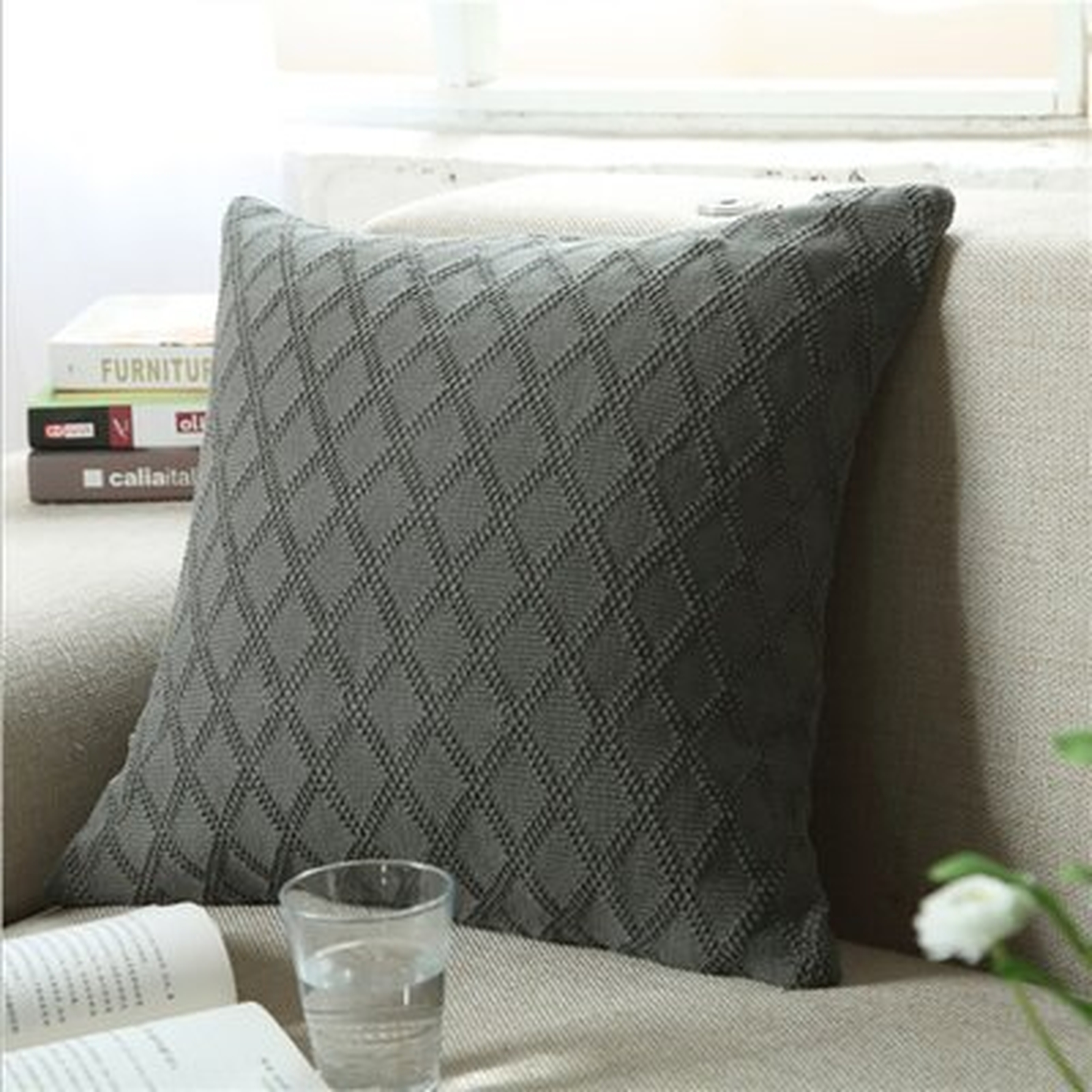 Bryker Woods Square Cotton Pillow Cover - Wayfair