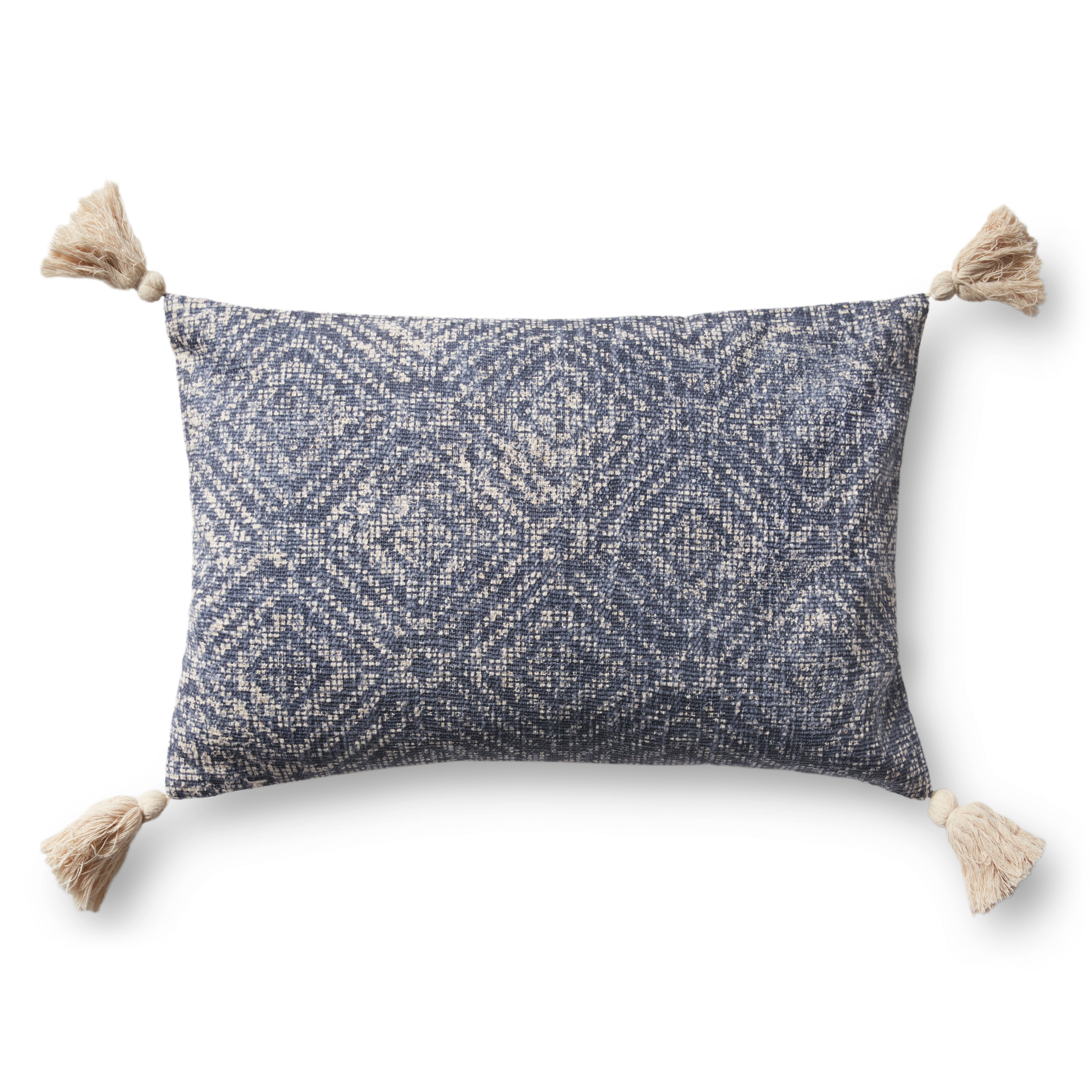 Loloi Pillows P0621 Blue 13" x 21" Cover Only - Loloi Rugs