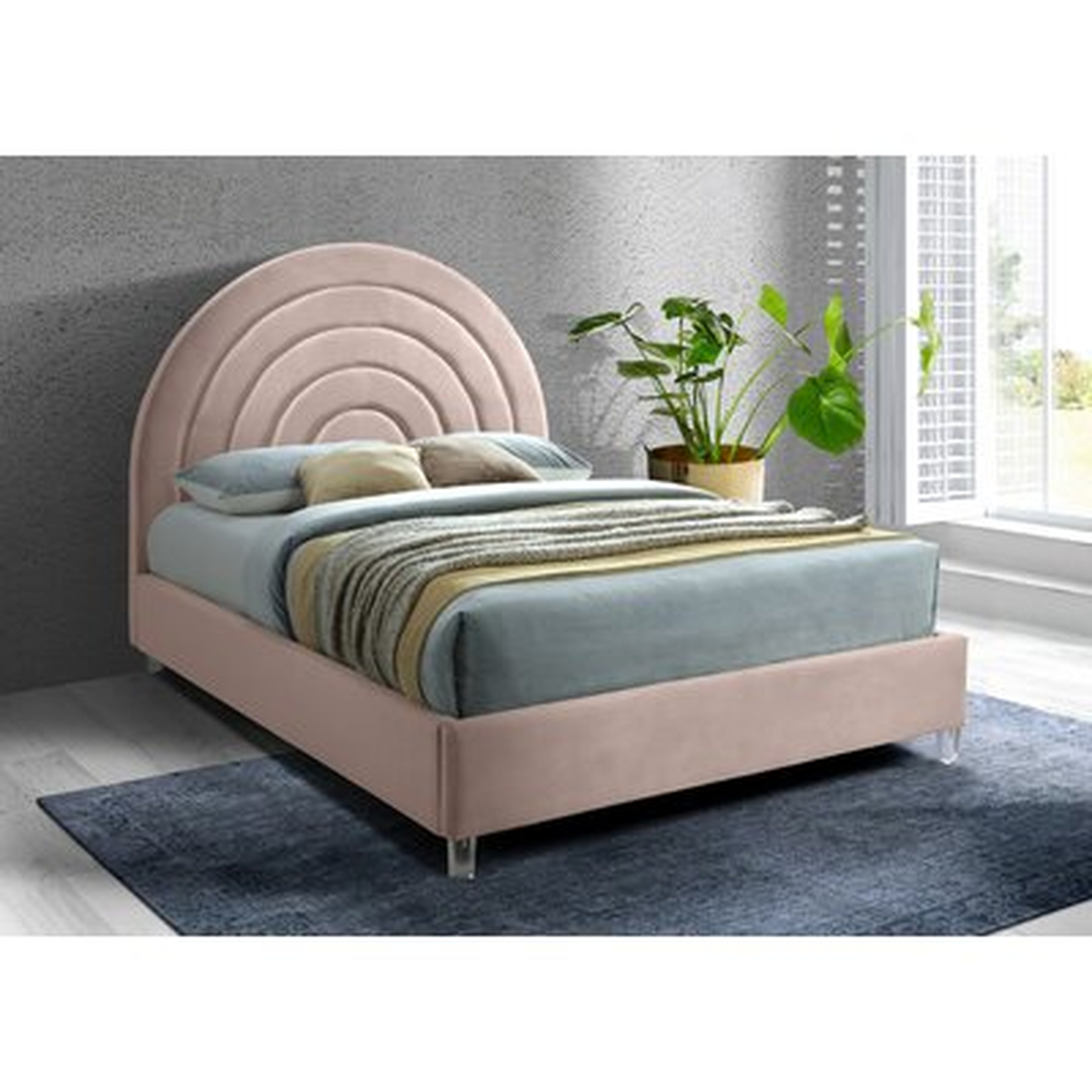 Gennesis Upholstered Low Profile Platform Bed - Wayfair