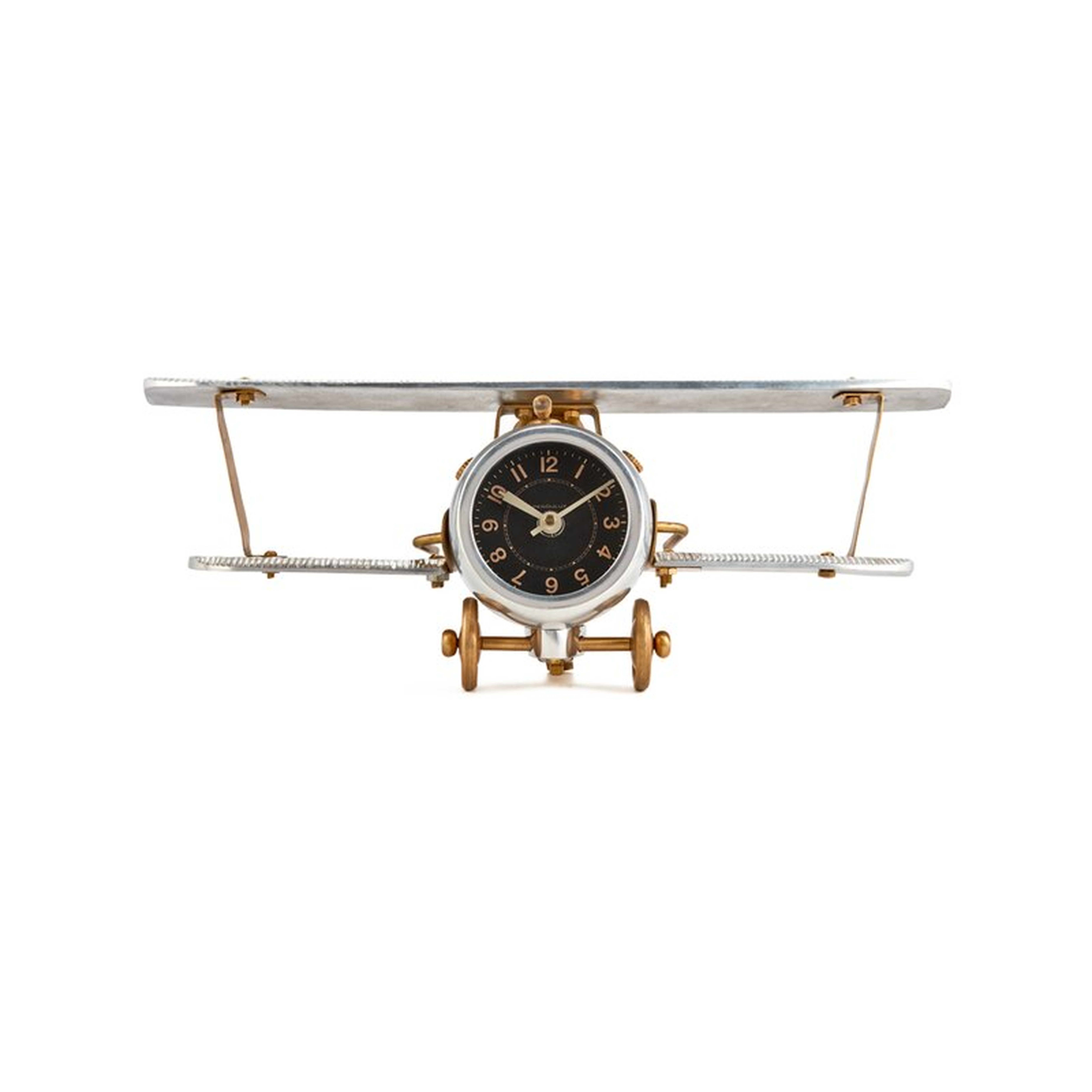 Pendulux Biplane Tabletop Clock - Perigold