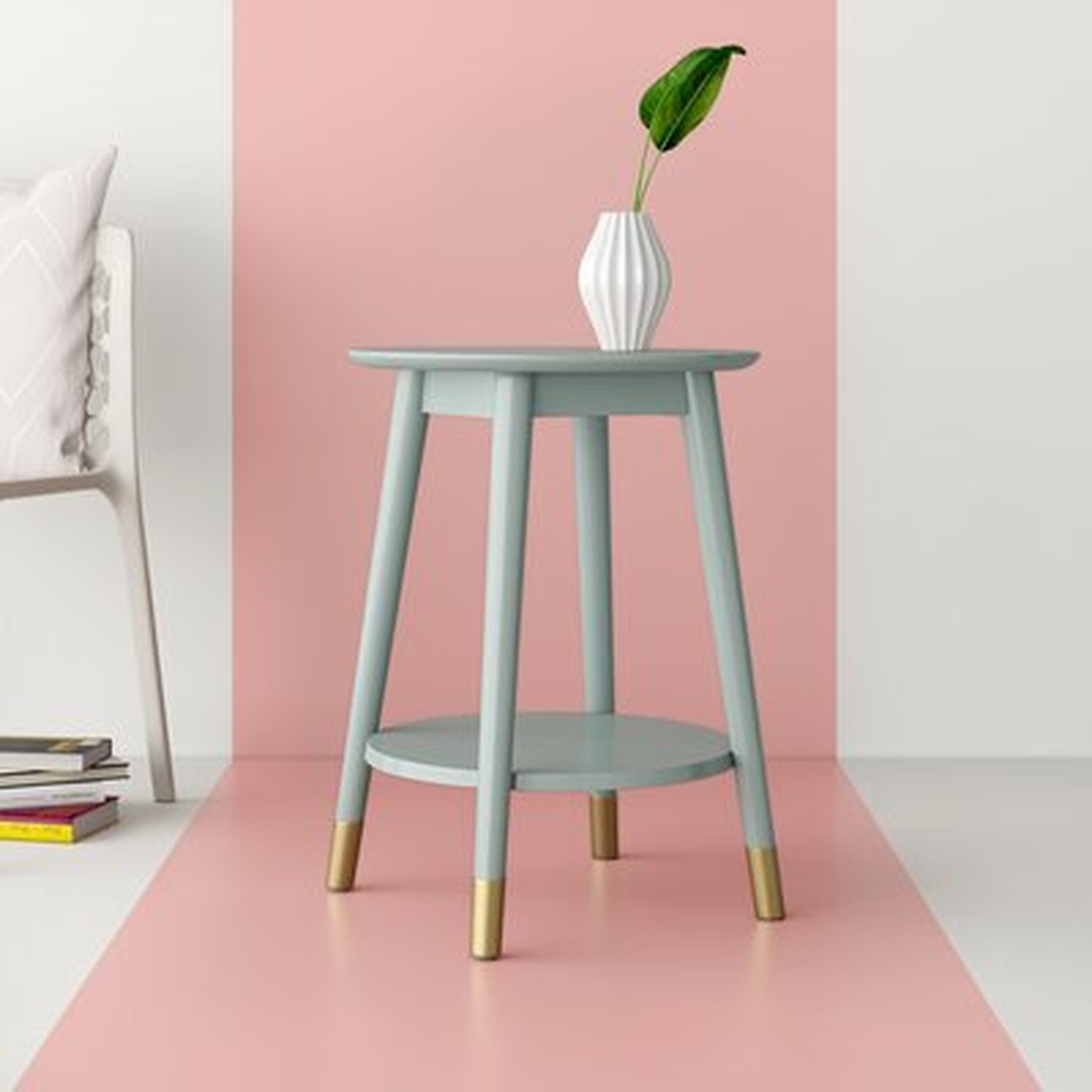 Decebal End Table with Storage - Wayfair