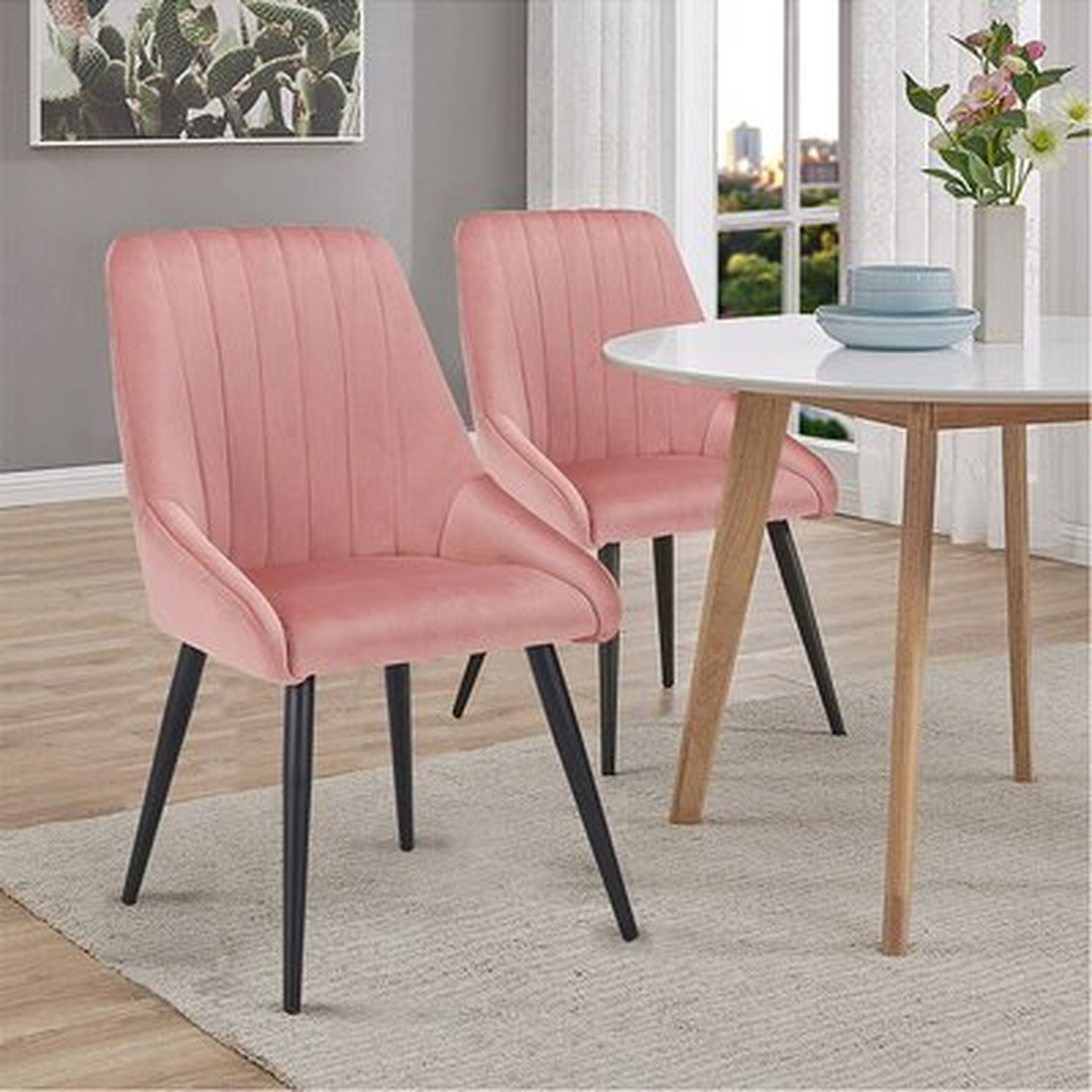 Sigrid Tufted Velvet Upholstered Side Chair - Wayfair
