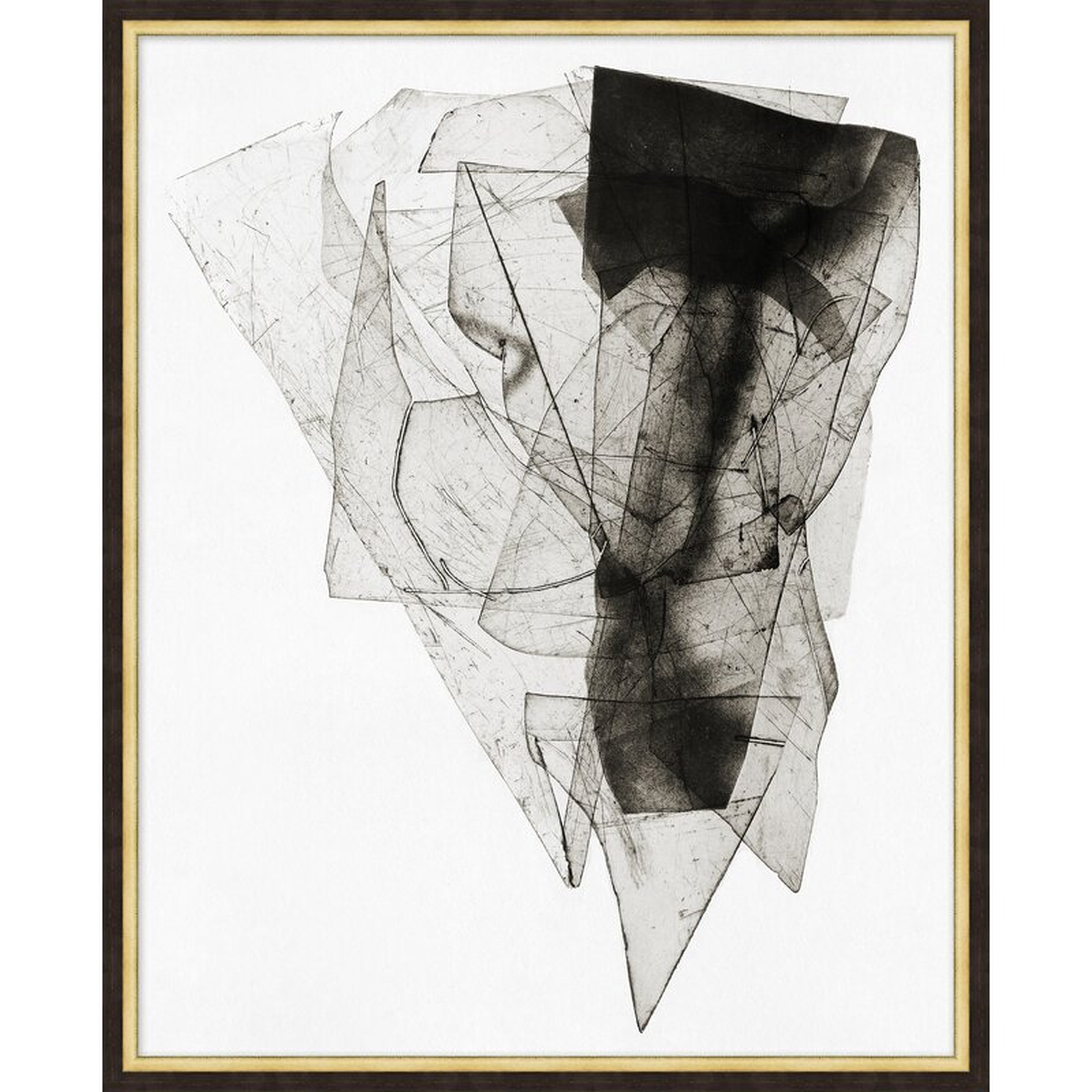 Wendover Art Group Batholith Monoprint 1 by Thom Filicia - Picture Frame Painting on Paper - Perigold