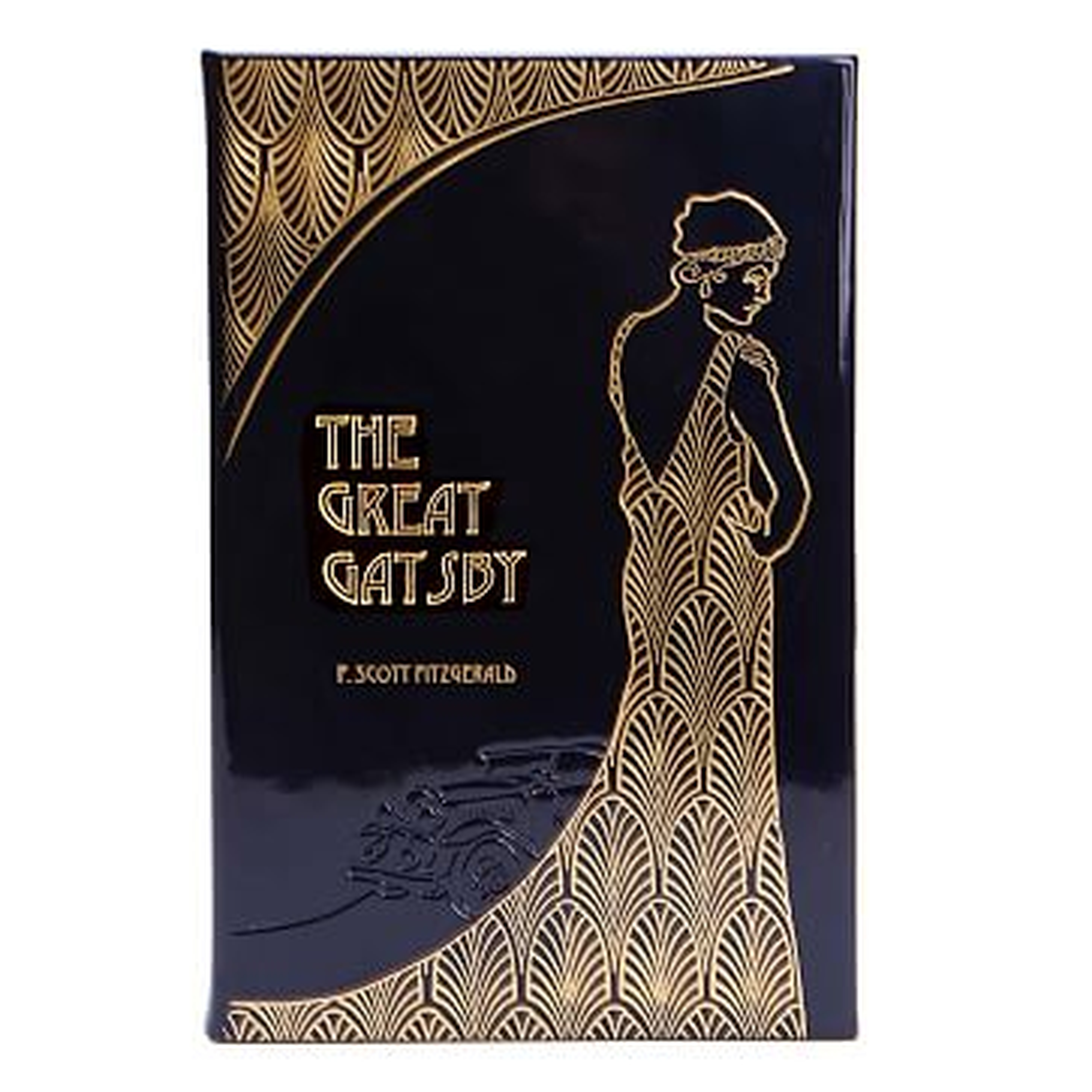 The Great Gatsby Book, Italian Metallic Patent Leather Book, Multi - West Elm