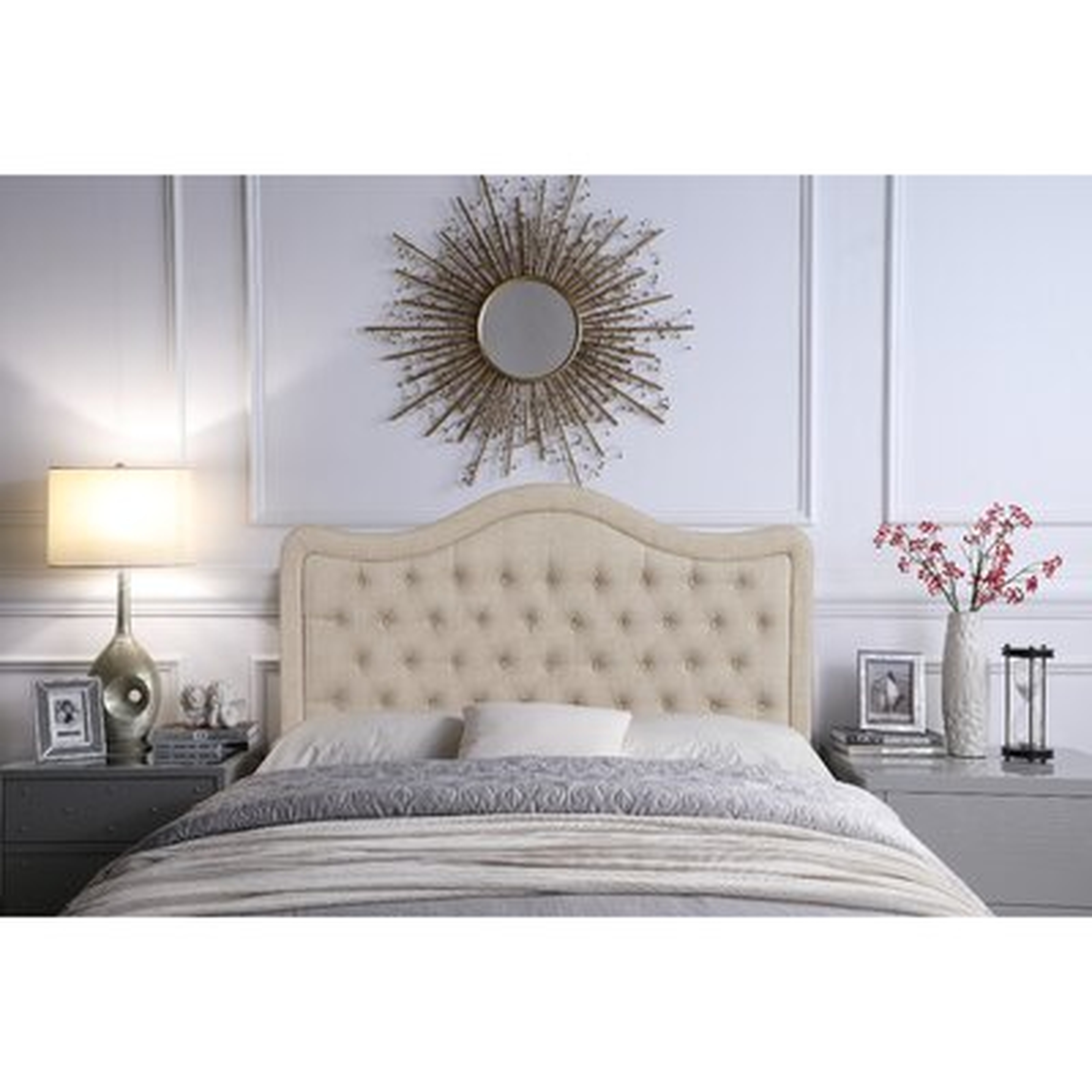 Alburquerque Upholstered Panel Headboard - Wayfair
