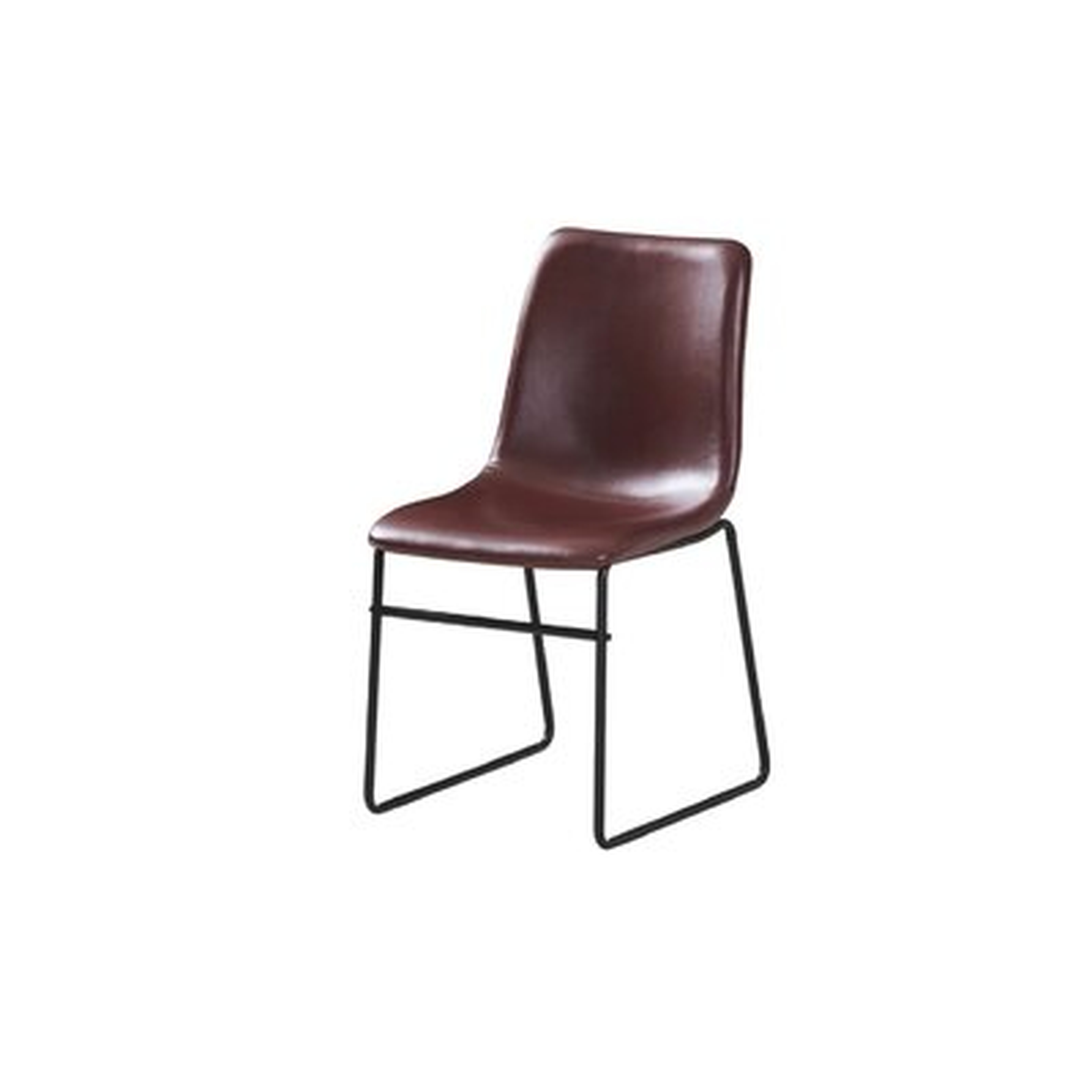 Lacinda Leather Side Chair - Wayfair