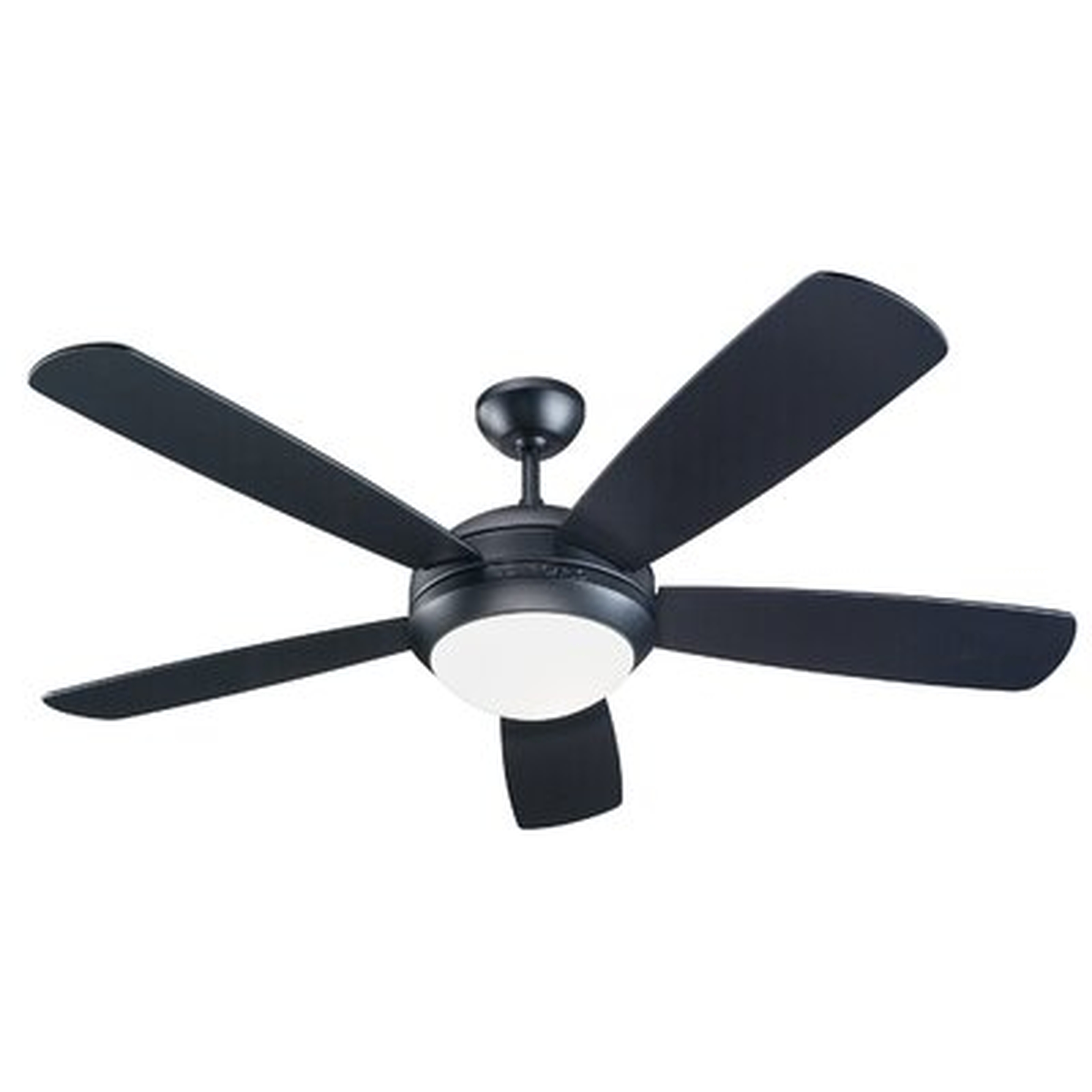 52" Calkins 5 Blade Ceiling Fan with Remote, Light Kit Included - Birch Lane