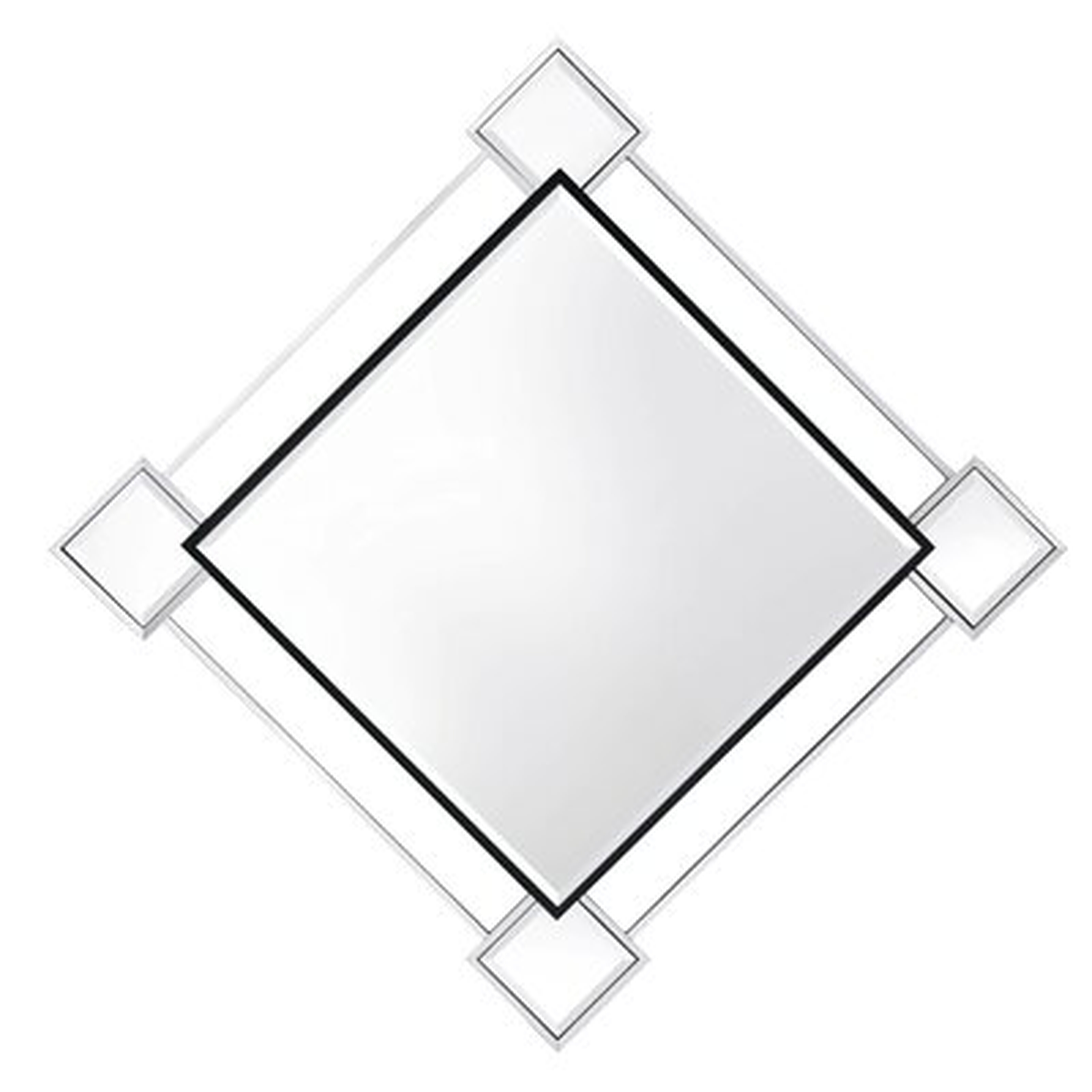 Perronette Modern and Contemporary Beveled Wall Mirror - Wayfair