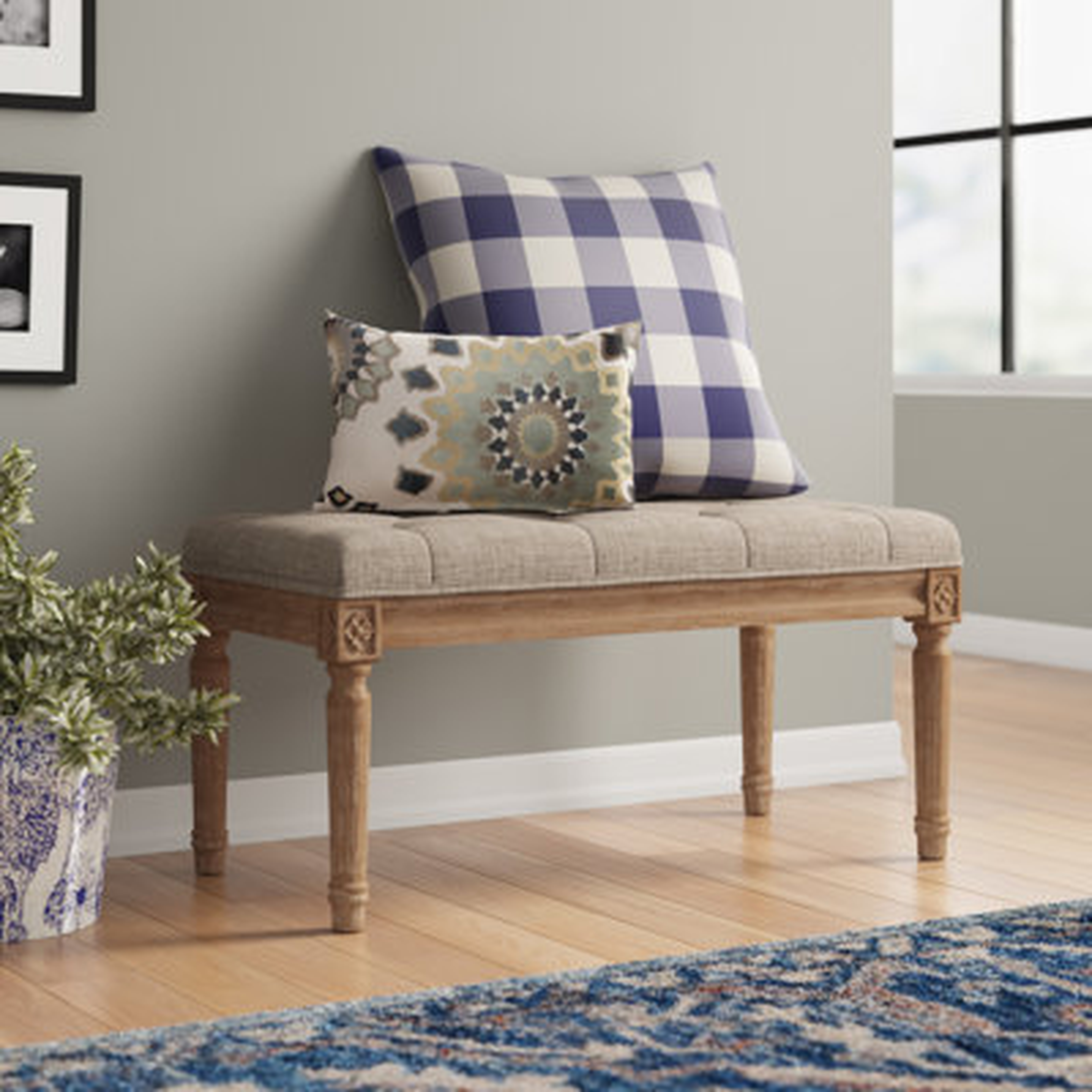 Dahlonega Upholstered Bench - Wayfair