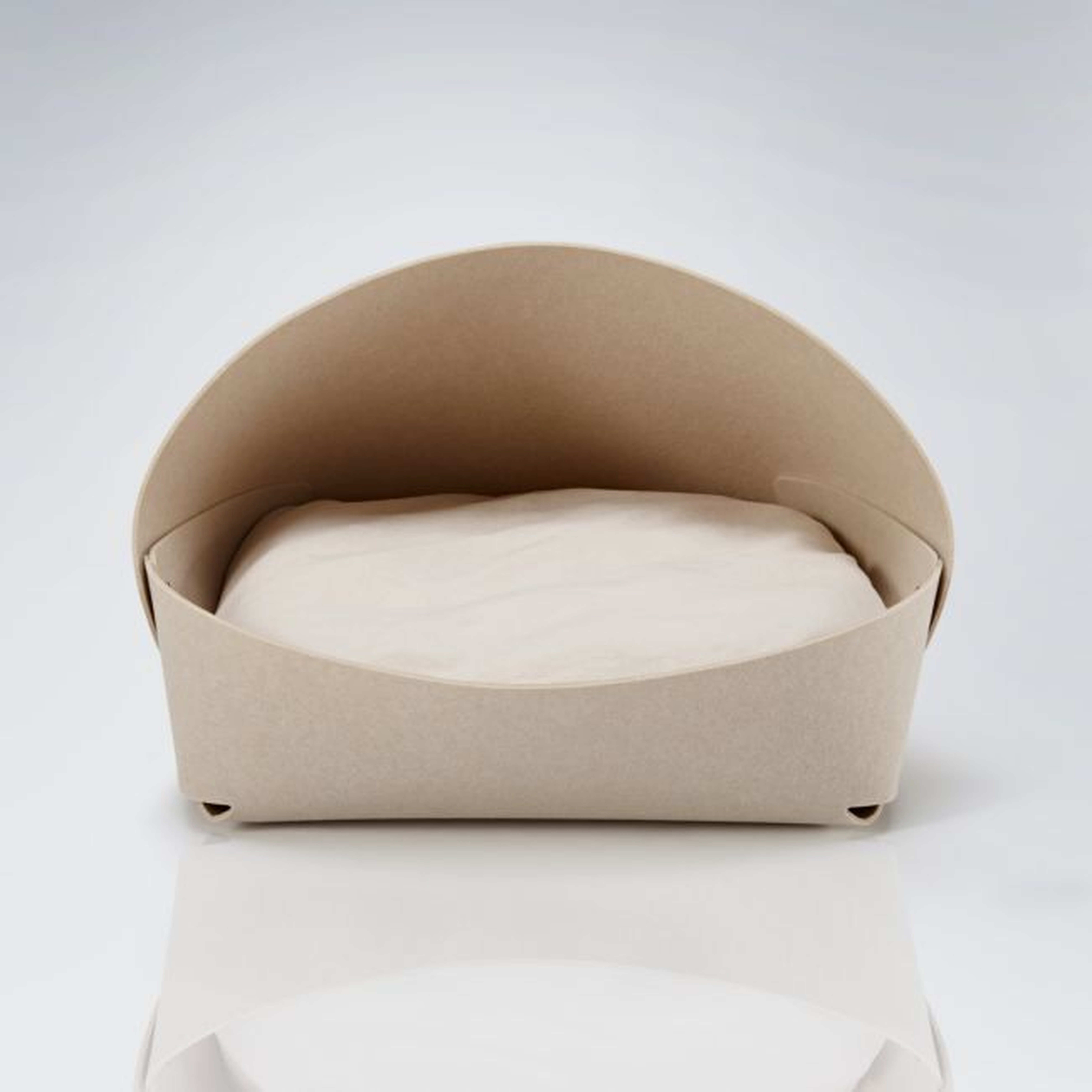 Marron Oatmeal Small Dog Bed - Crate and Barrel