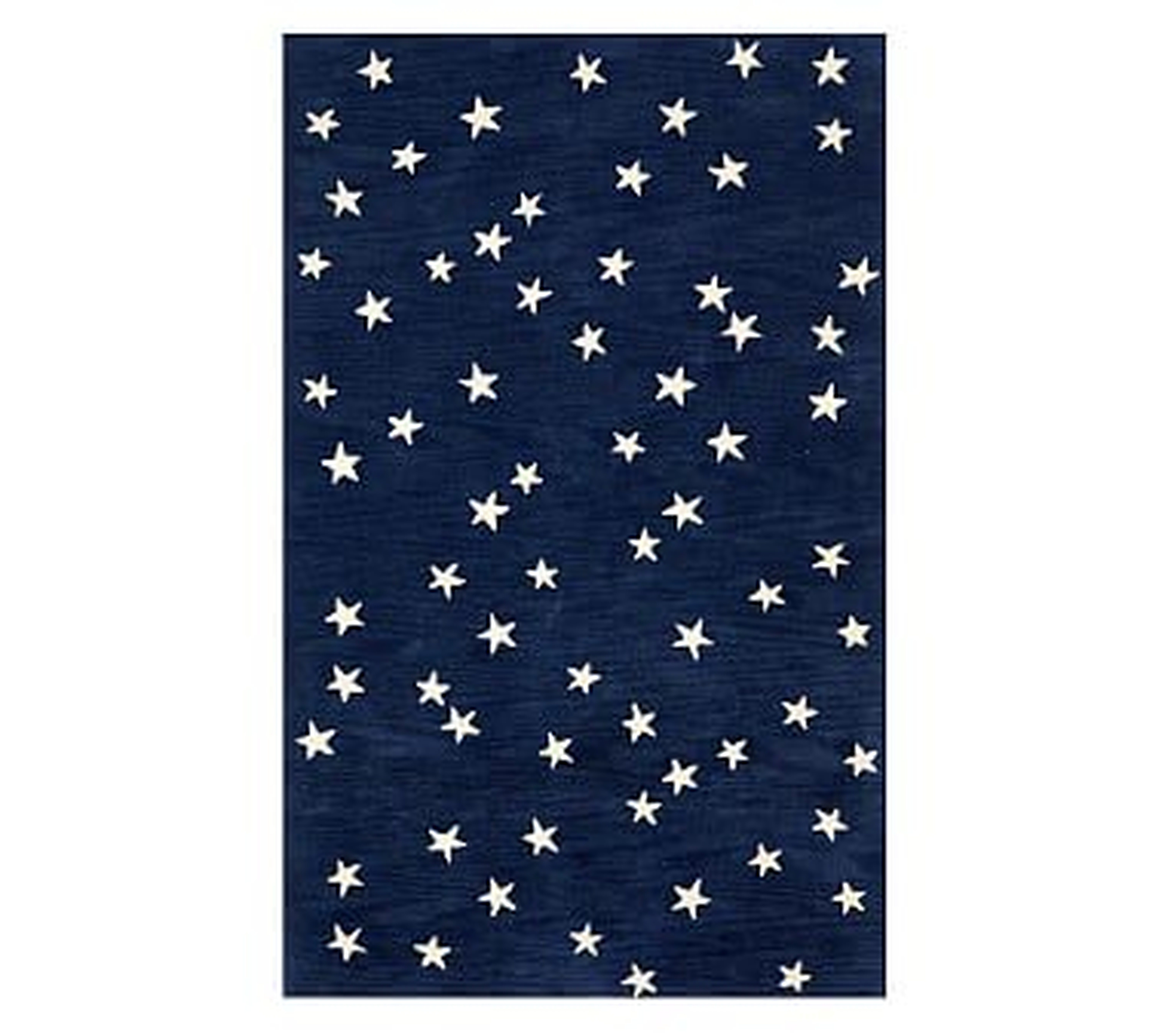 Starry Skies Rug, 7x10', Navy - Pottery Barn Kids