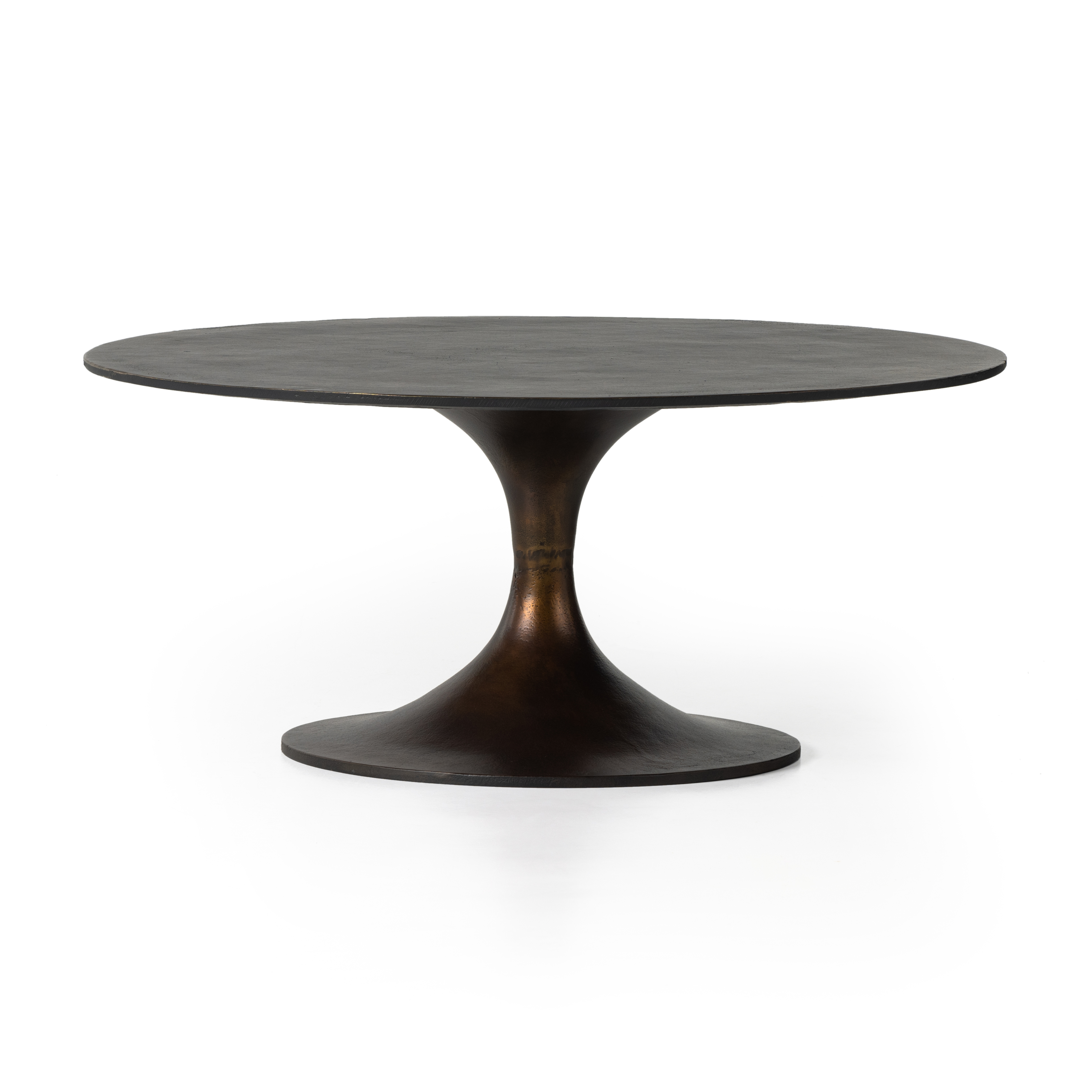 Simone Round Coffee Table-Antique Rust - Four Hands