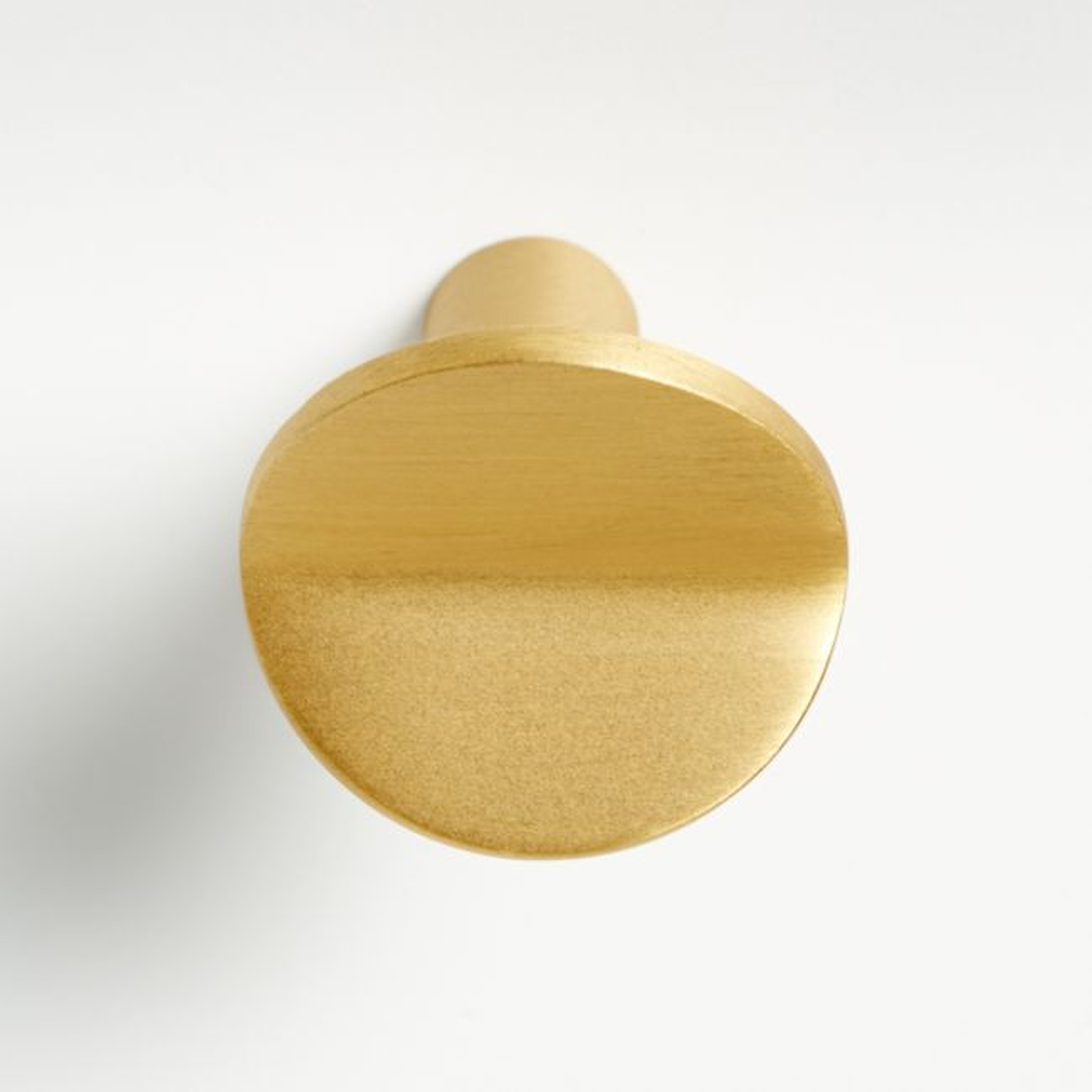 Fold Knob Brass - Crate and Barrel