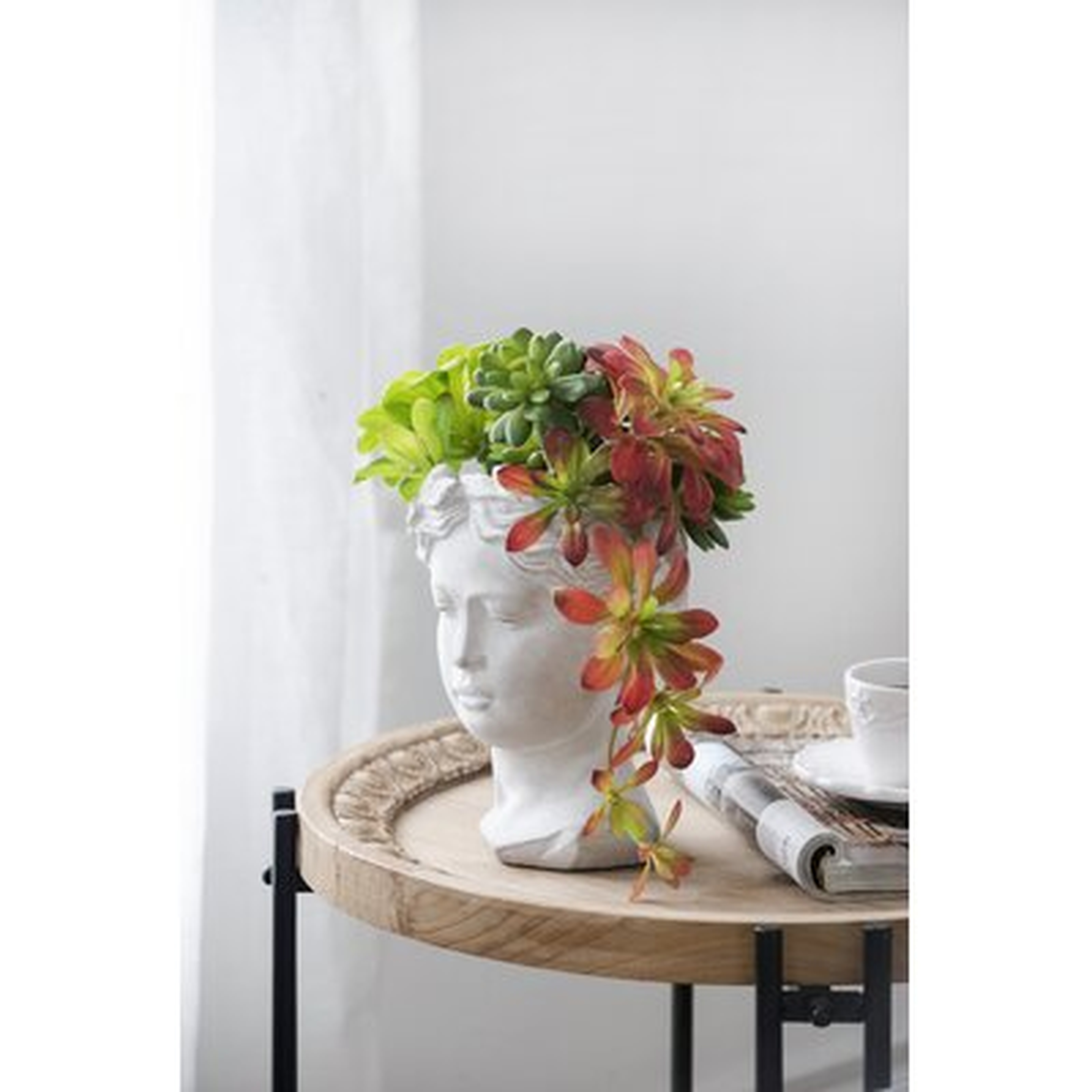 Gilman Cement Statue Planter - Wayfair