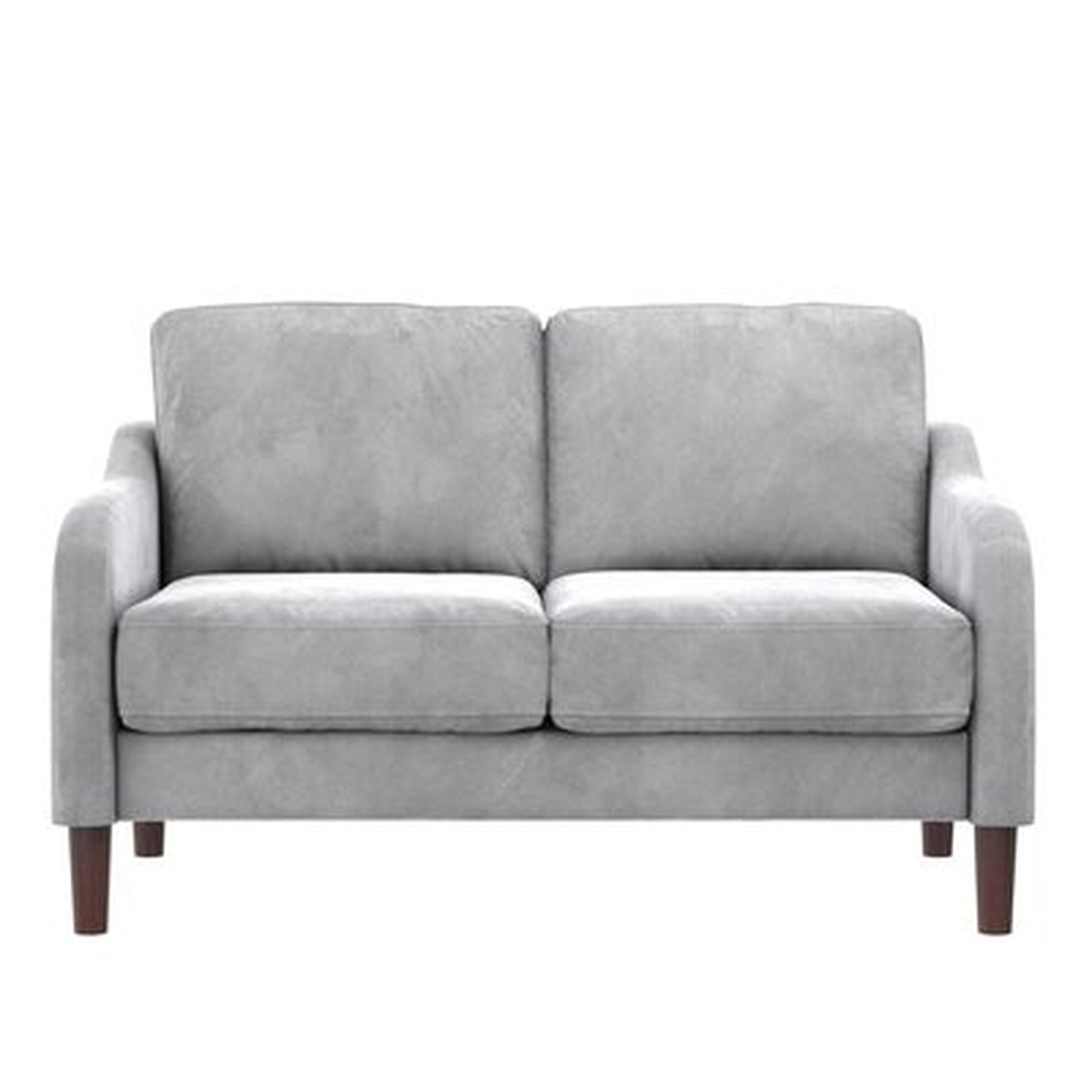 Ellaria 51.5" Wide Velvet Round Arm Loveseat - Wayfair