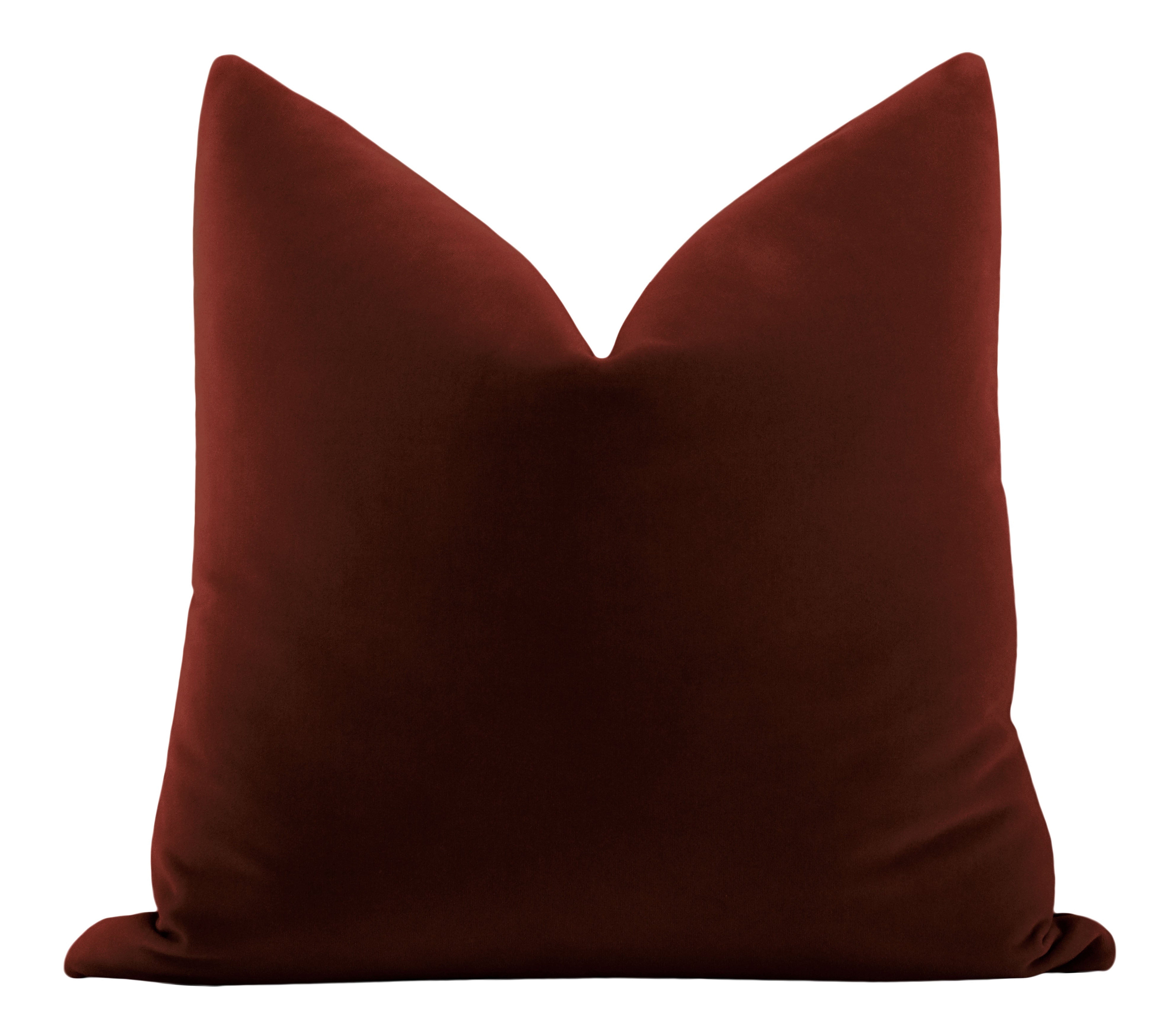 STUDIO VELVET // OXBLOOD - LITTLE LUMBAR 12" X 18" - Little Design Company