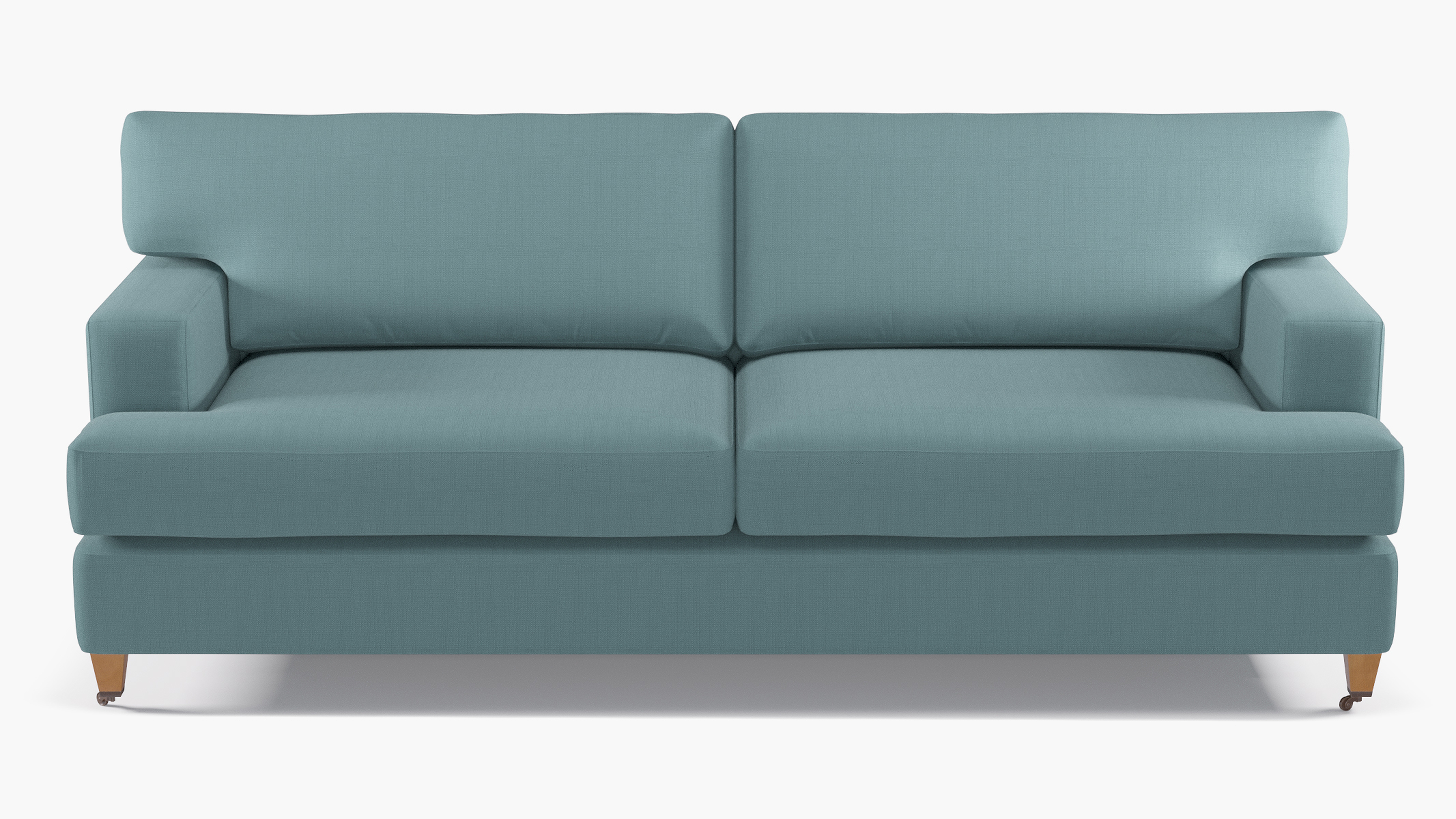 Classic Sofa, Seaglass Everyday Linen, Oak - The Inside