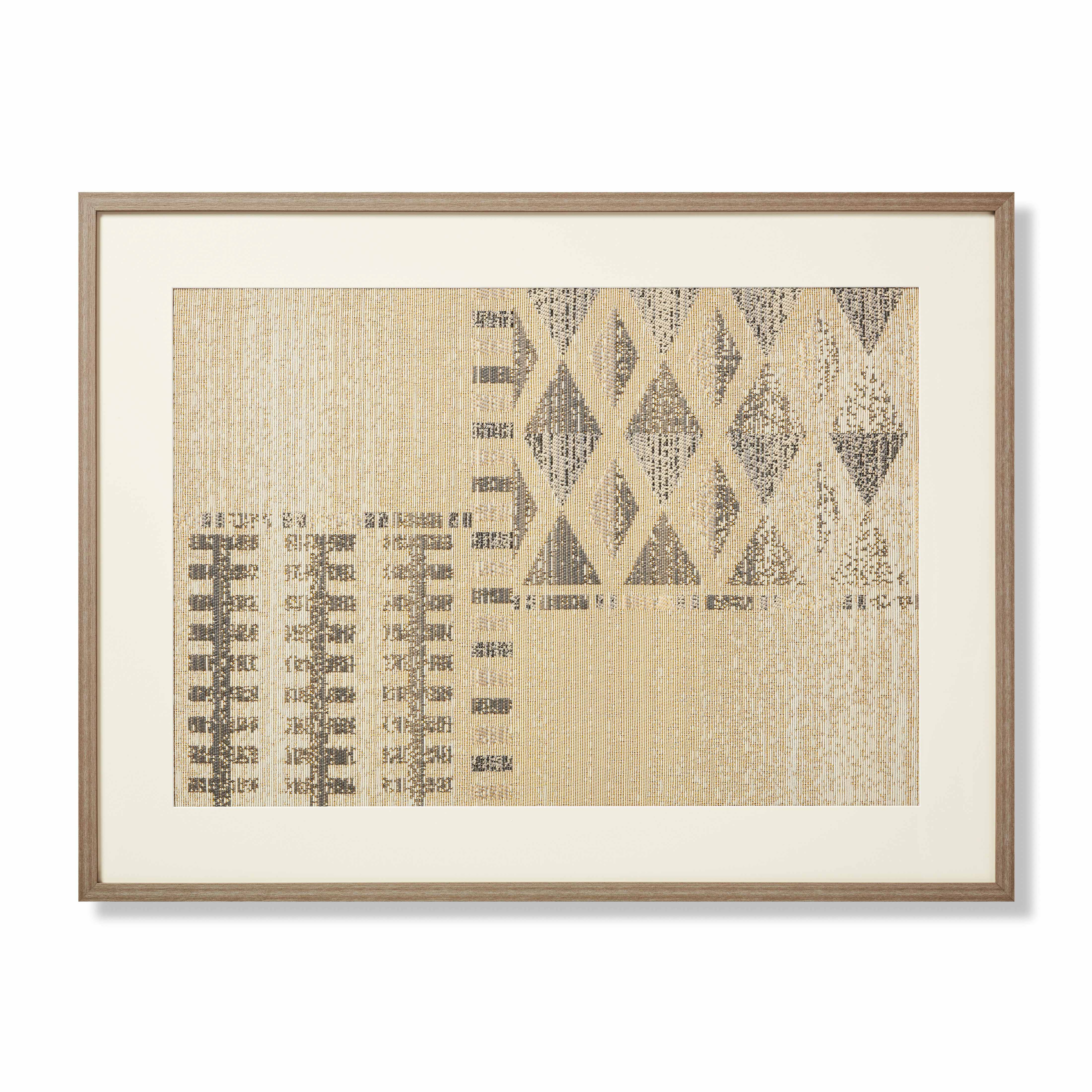 Loloi Chenoa CHENO Ivory / Beige 4' X 3' Wall Art - Loloi Rugs