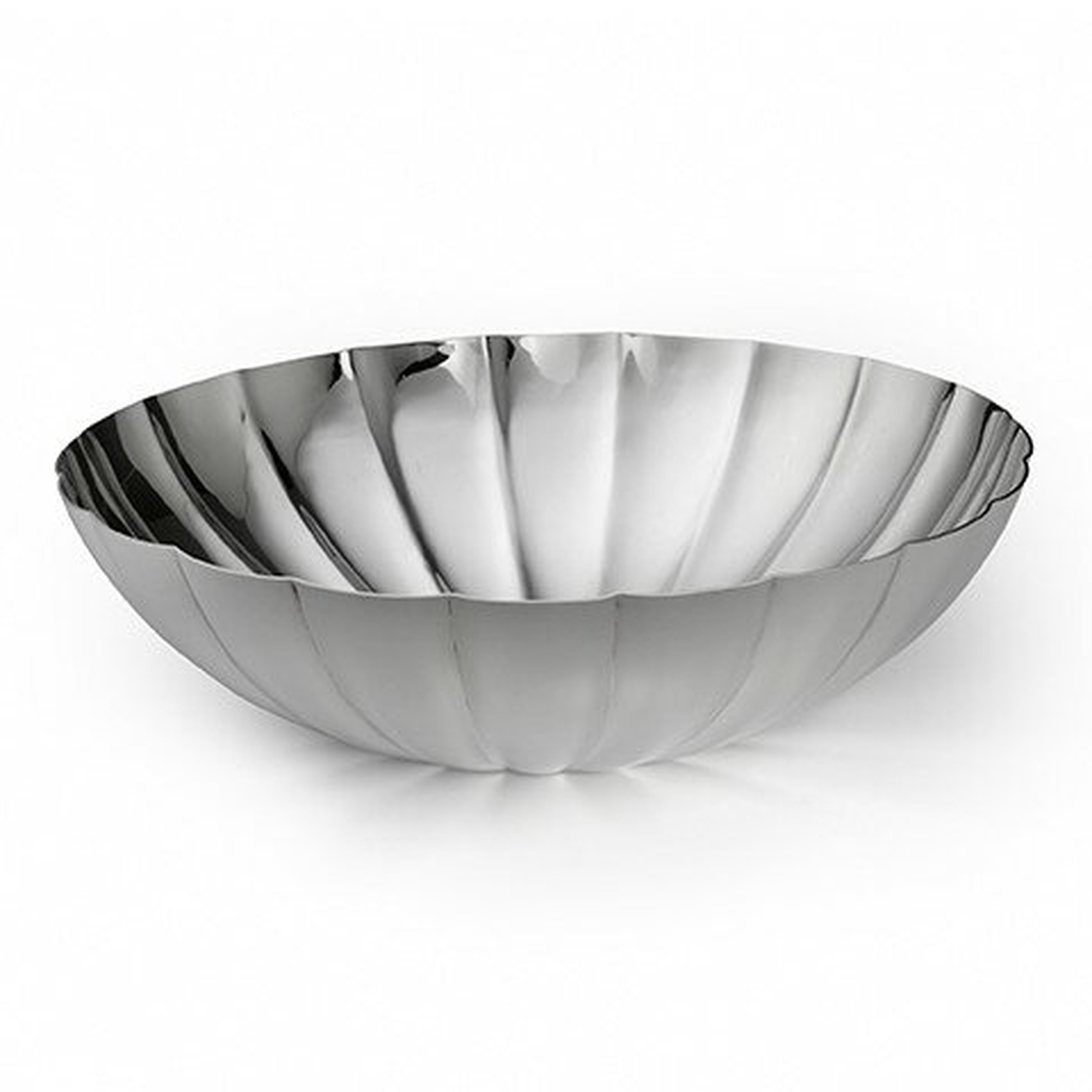 Mary Jurek Design Inc Silhouette Scalloped Decorative Bowl Size: 3" H x 7" W x 7" D - Perigold