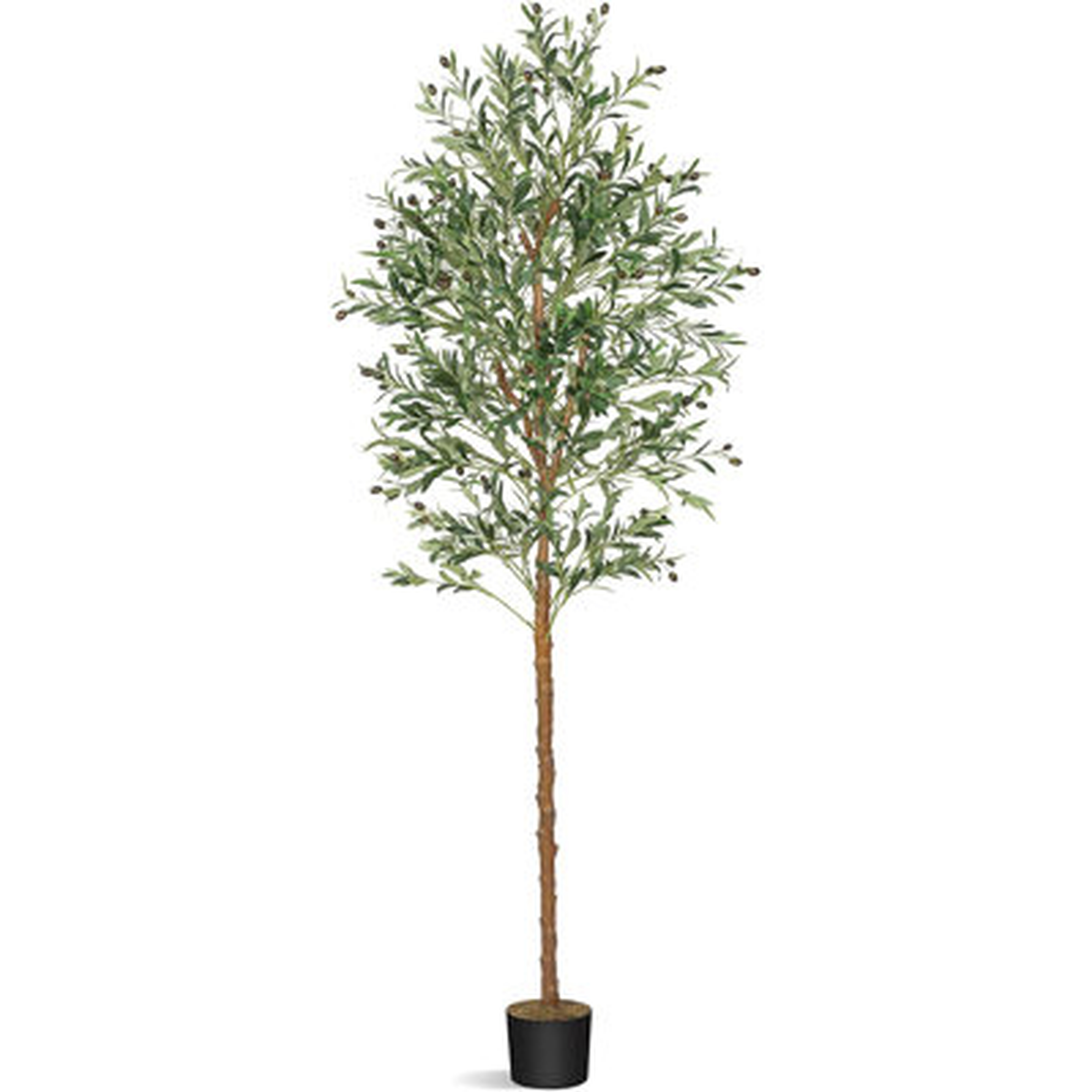 83" Artificial Plant Olive Tree Faux Plant For Home Decor Indoor Outdoor Office - Wayfair