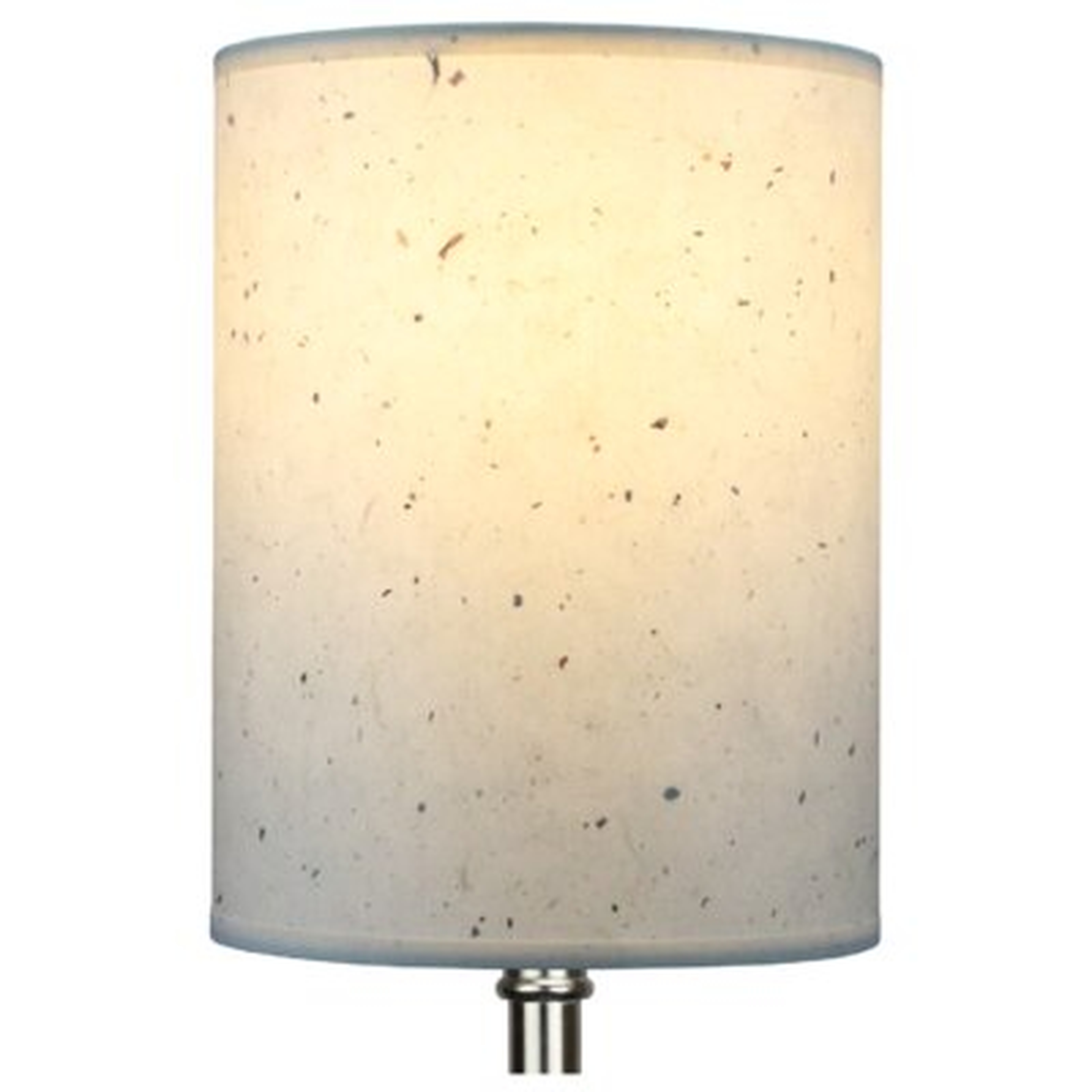 8" H x 6" W Linen Drum Lamp Shade ( Clip on ) - Wayfair