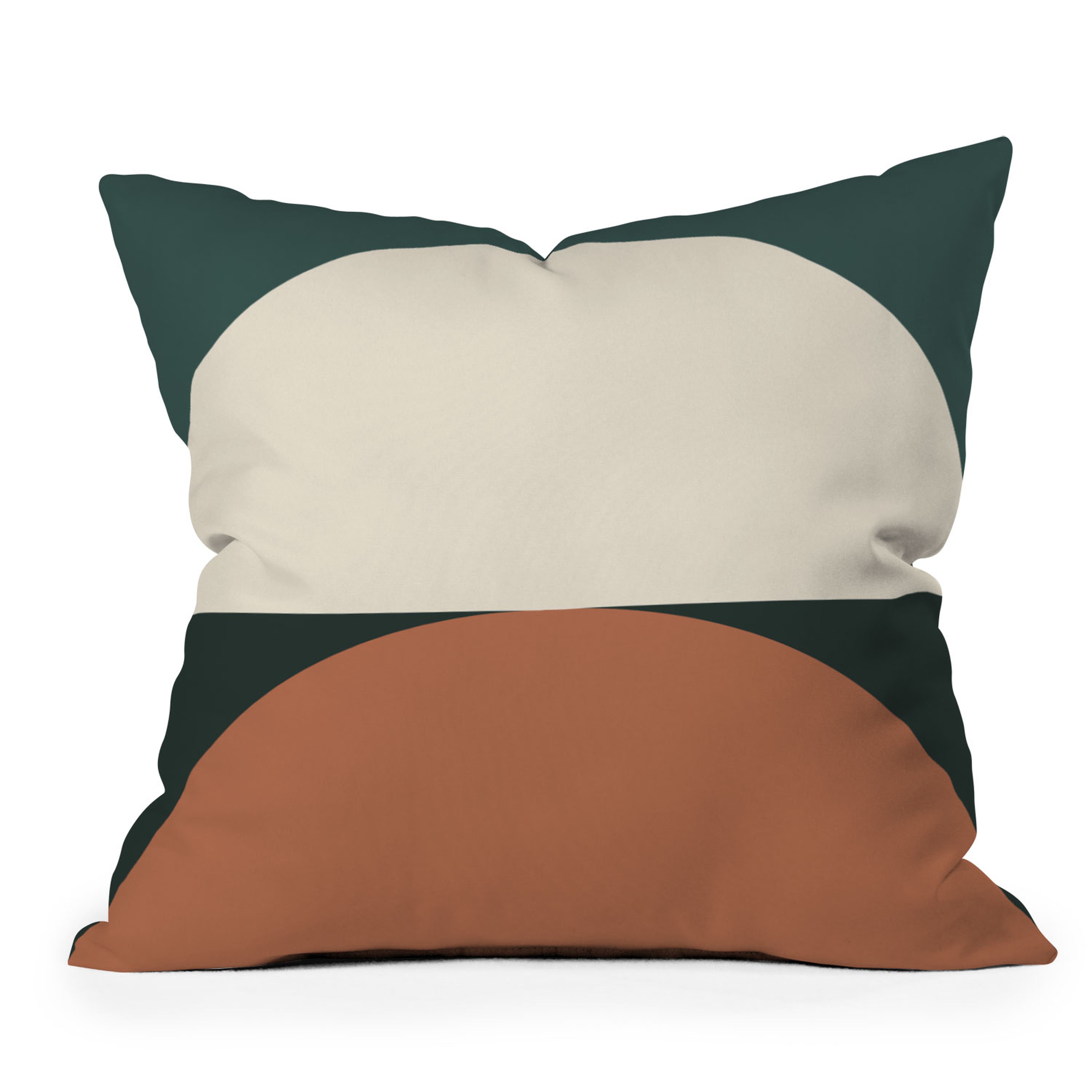 Abstract Geometric 01e by The Old Art Studio - Outdoor Throw Pillow 20" x 20" - Wander Print Co.