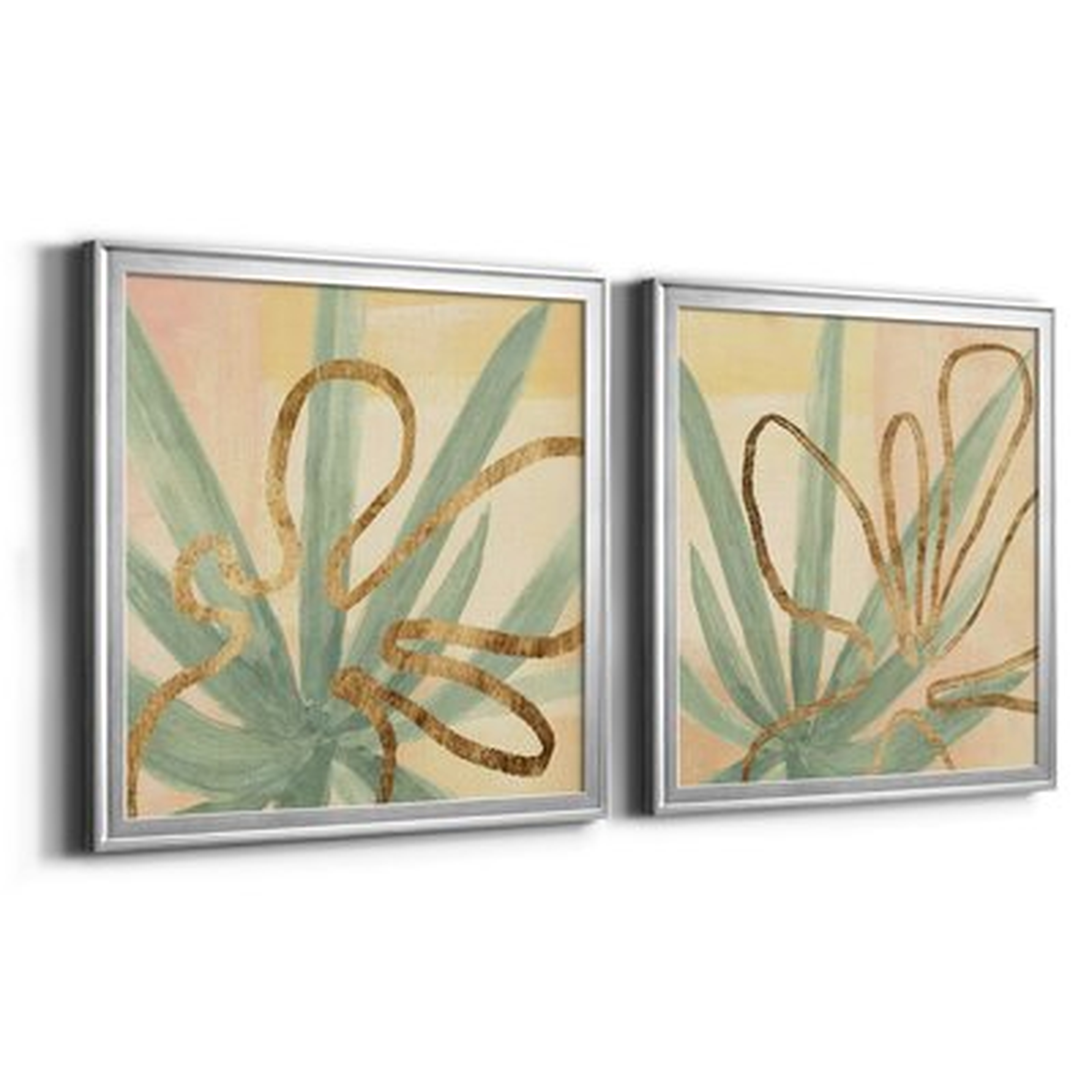 Desert Glow I-Framed Gallery Wrapped Canvas - Ready To Hang - Wayfair