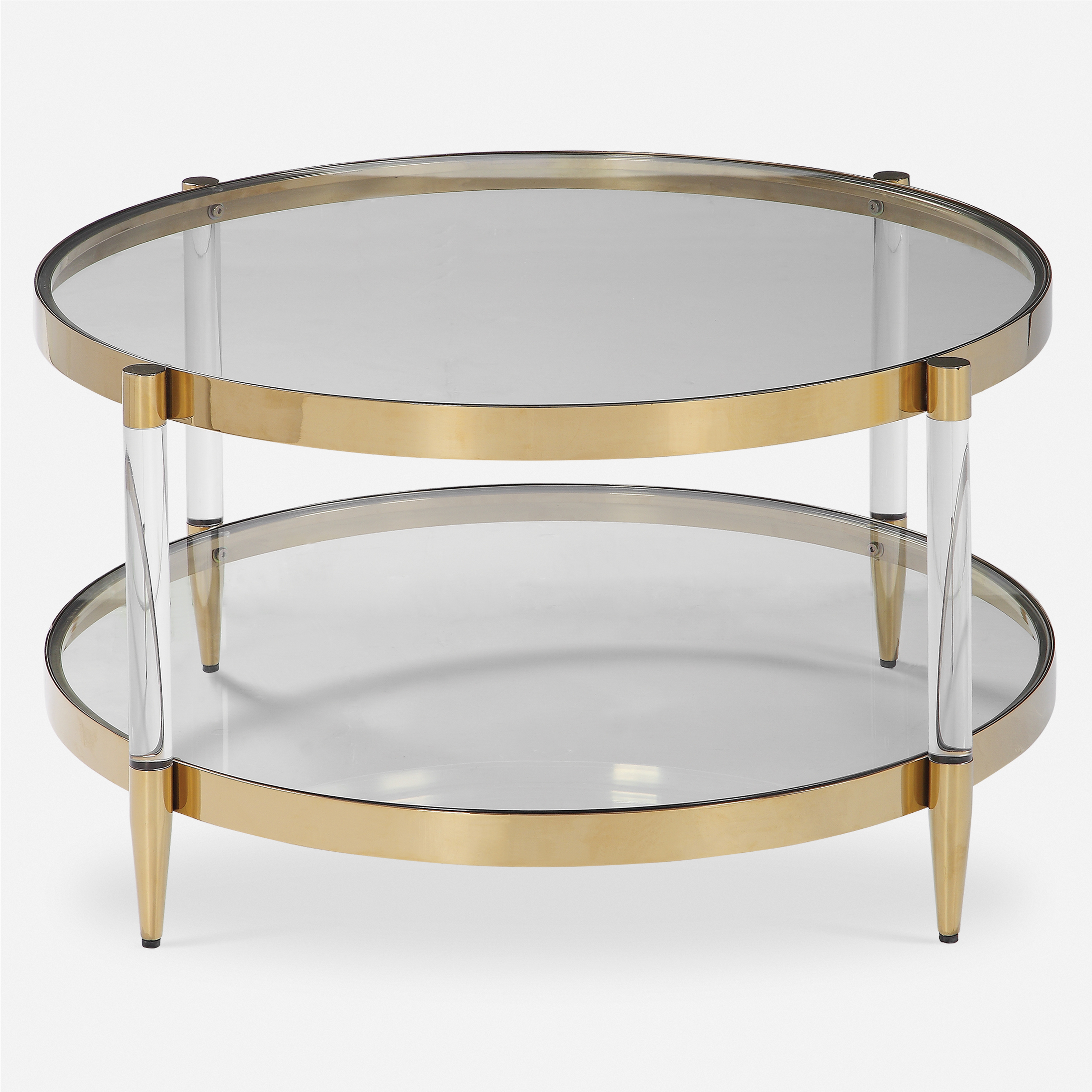 Kellen Glass Coffee Table - Uttermost
