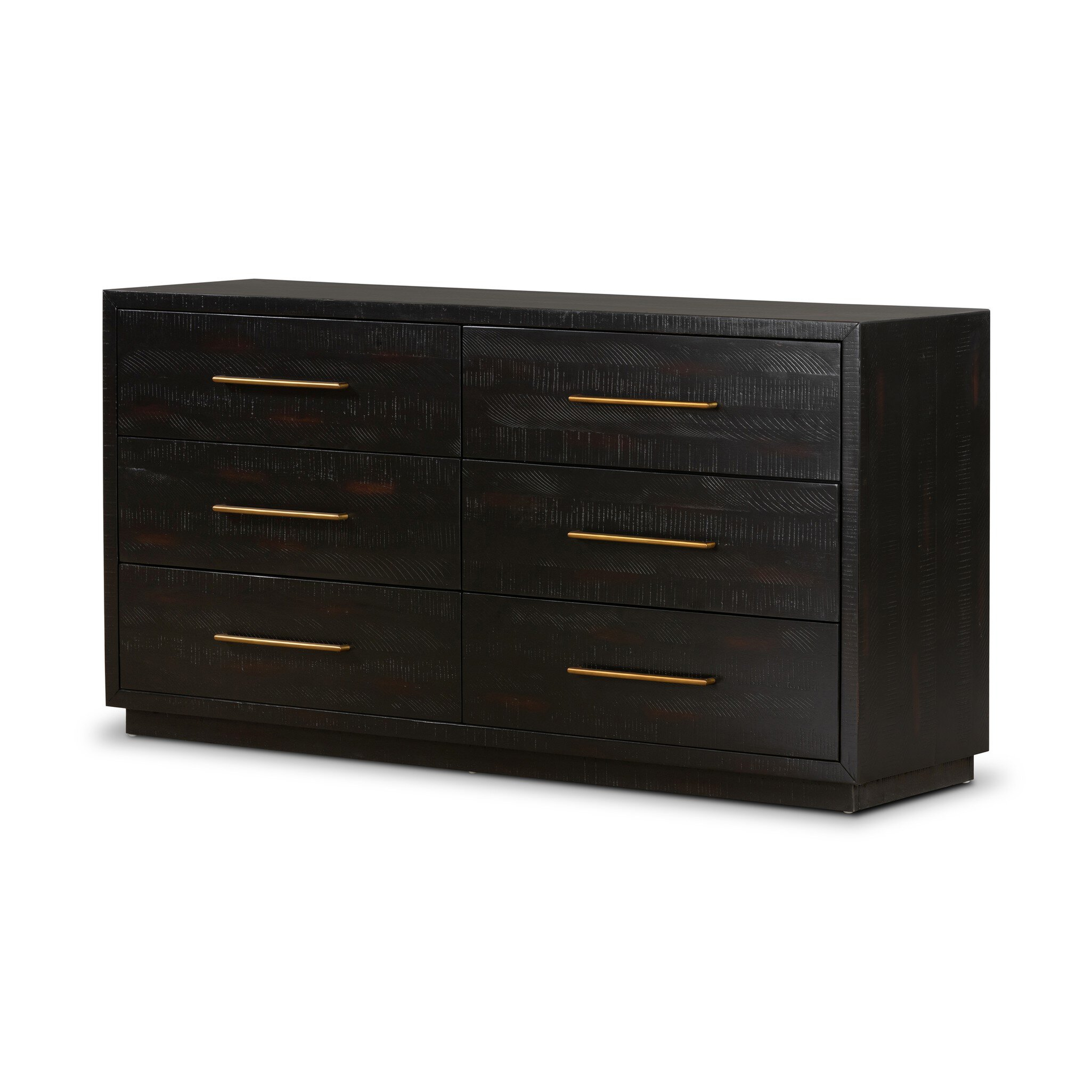 Suki 6 Drawer Dresser - Burnished Black - Four Hands