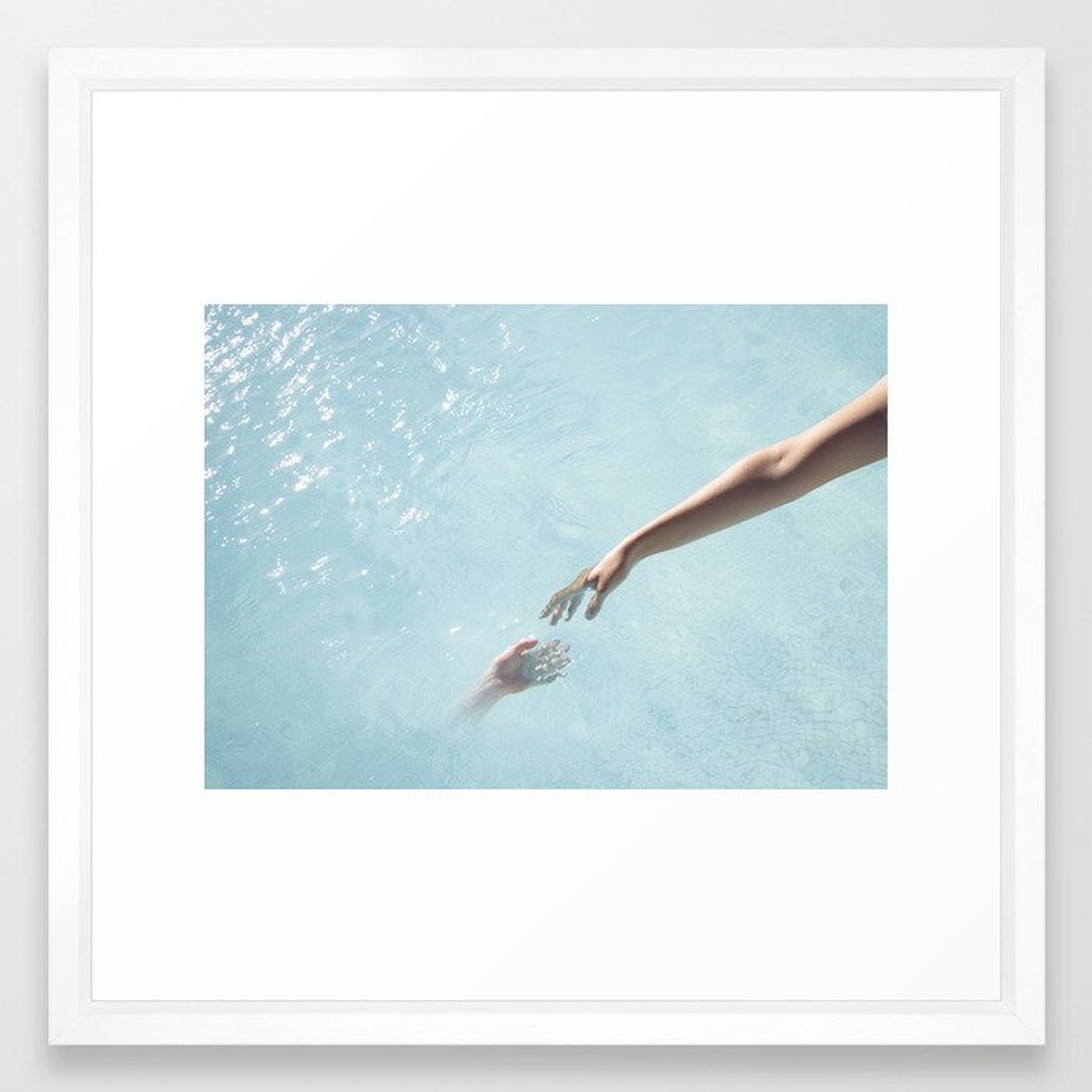 My Soul Will Find Yours Framed Art Print by Ingrid Beddoes Photography - Vector White - MEDIUM (Gallery)-22x22 - Society6