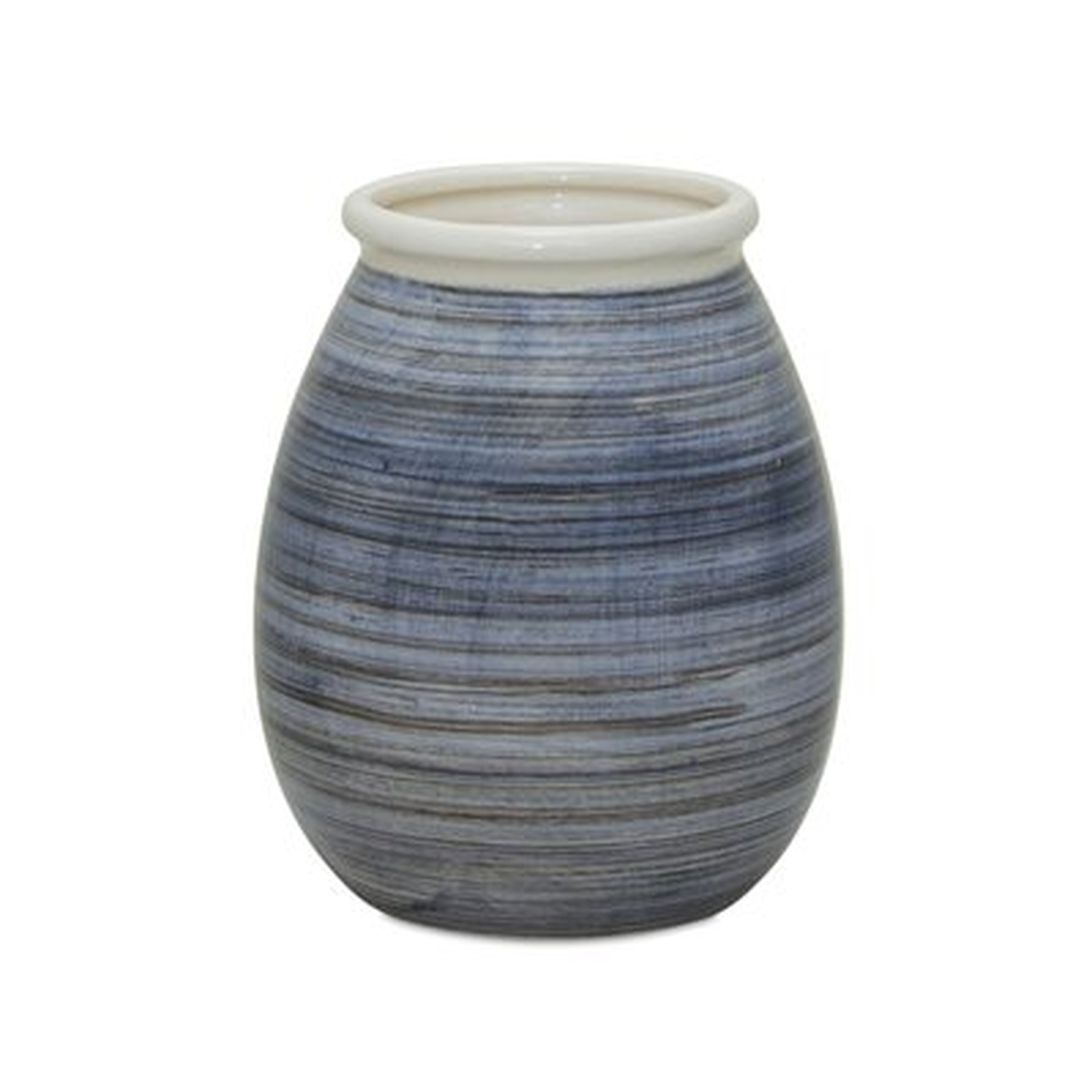 Roseman Gray 8.25'' Terracotta Table Vase - Wayfair