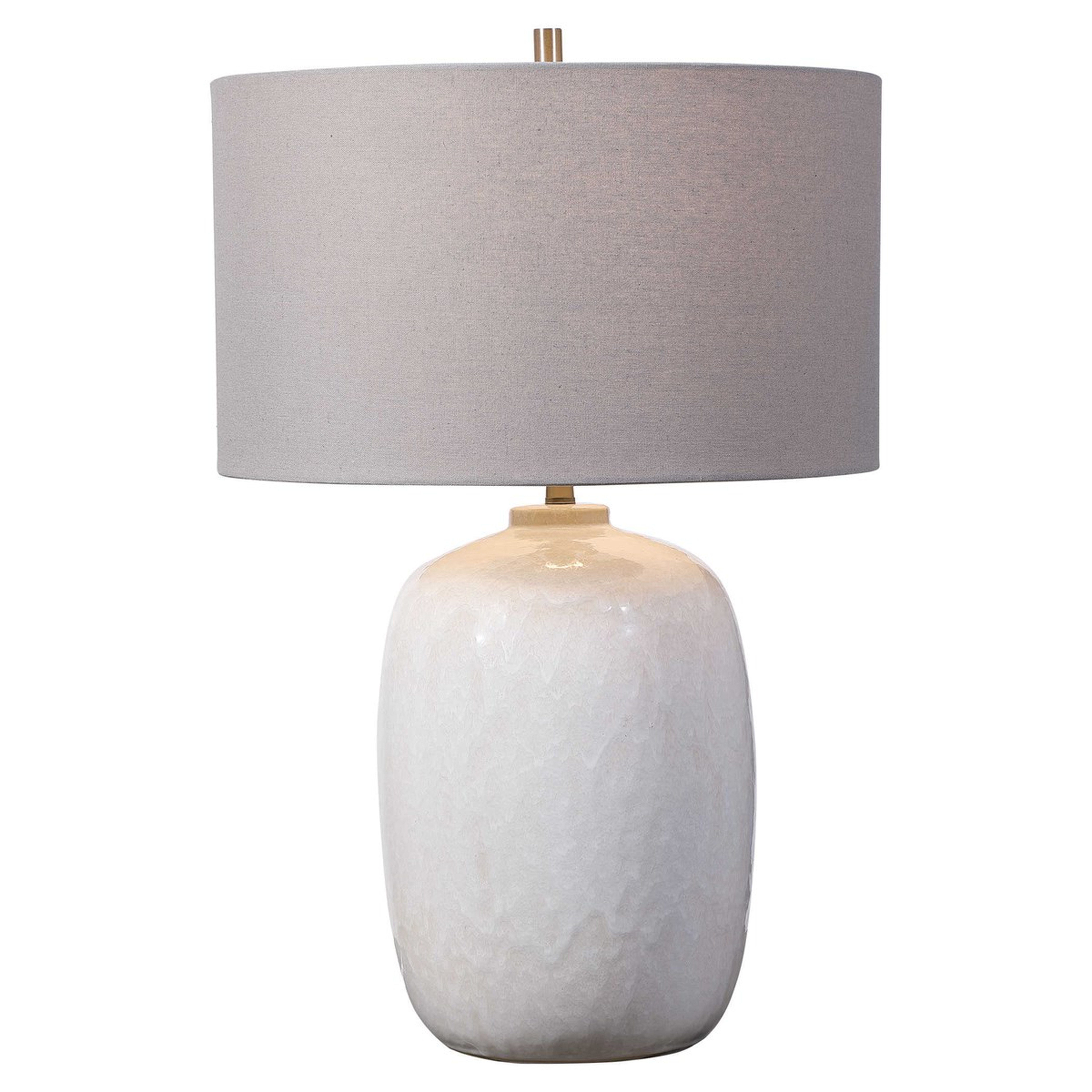 Winterscape Table Lamp, White Glaze - Hudsonhill Foundry