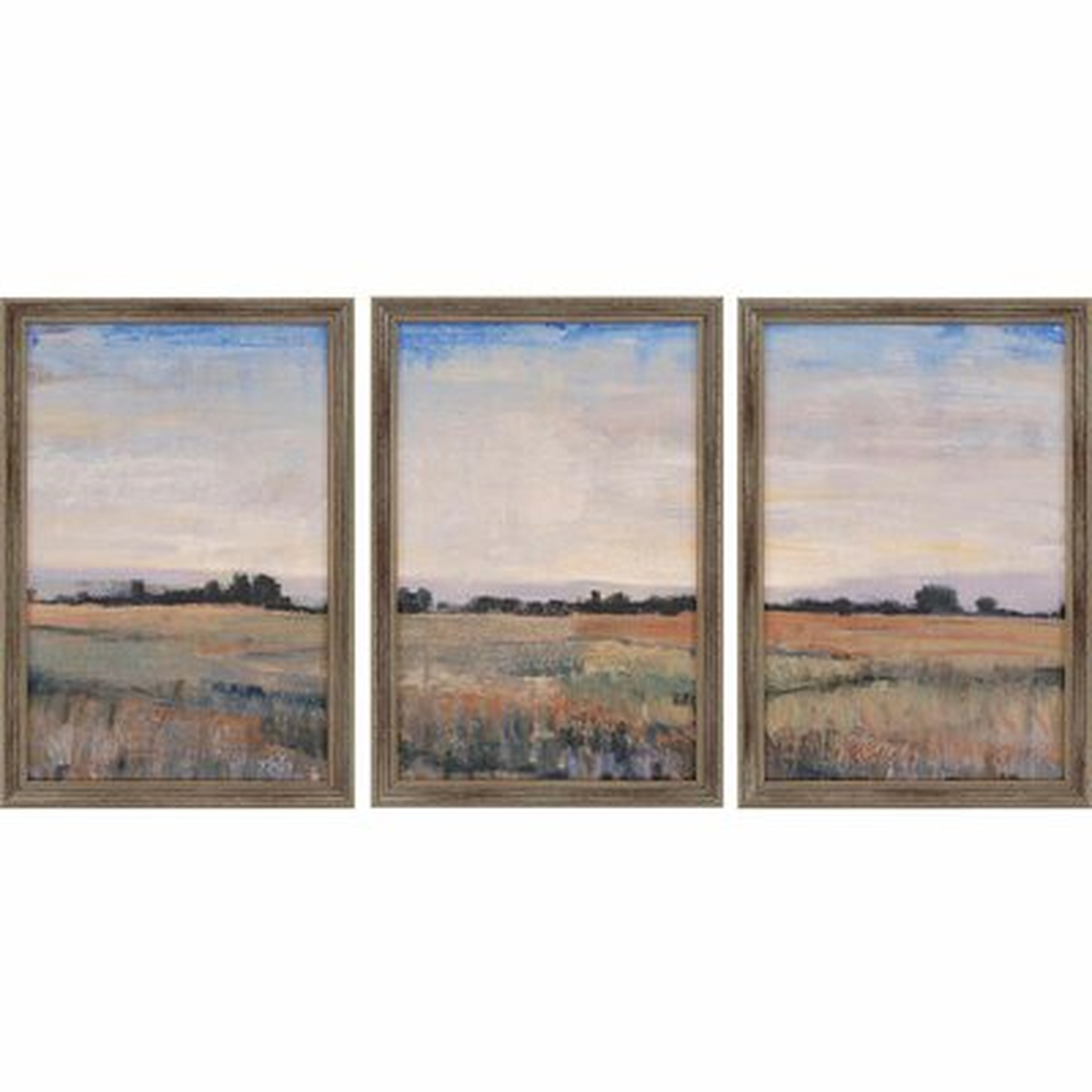 'Horizon' by O'Toole - 3 Piece Picture Frame Print Set on Paper - Wayfair