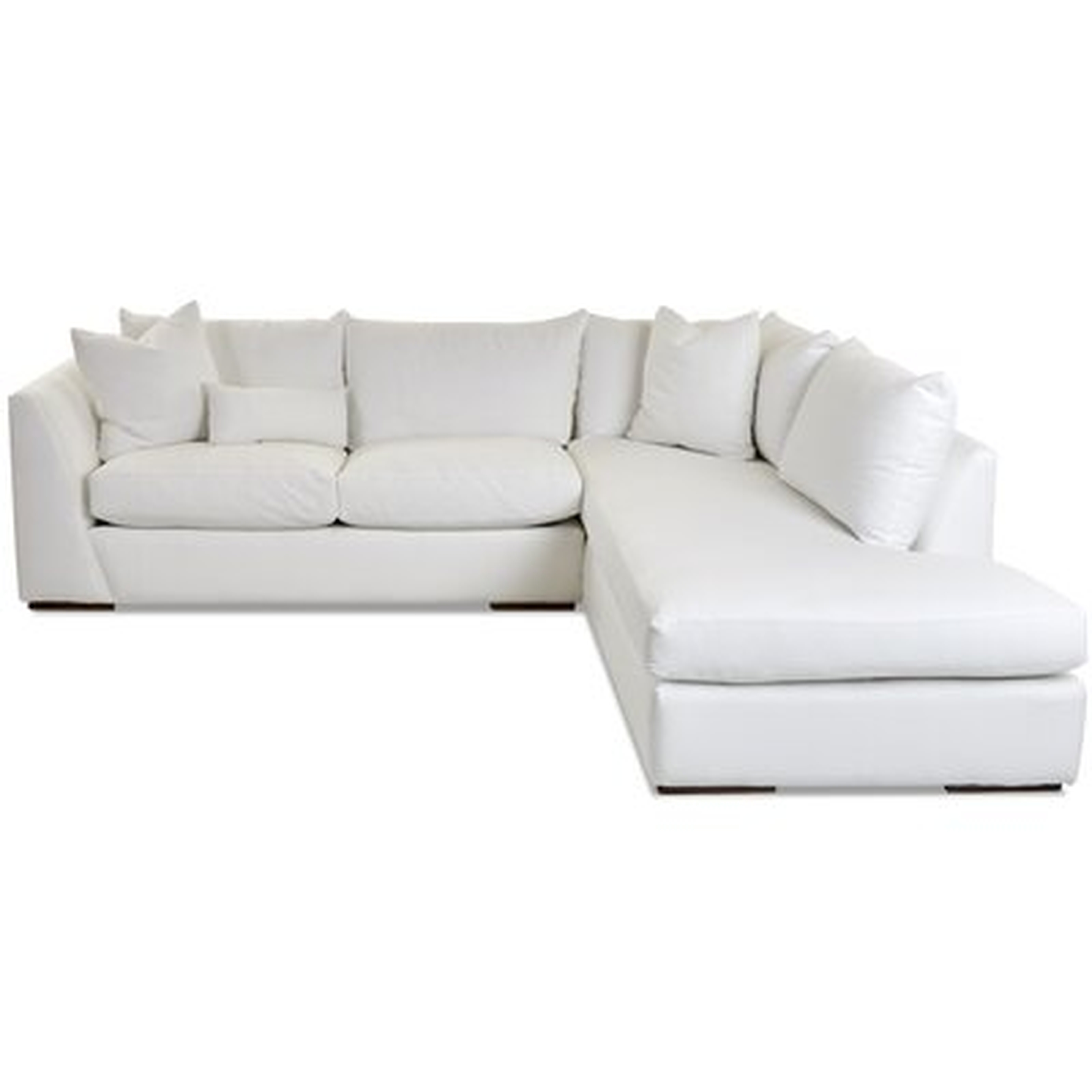Alisa 115" Sectional Collection/Left Hand Facing (fabric color shown on swatch) - Birch Lane