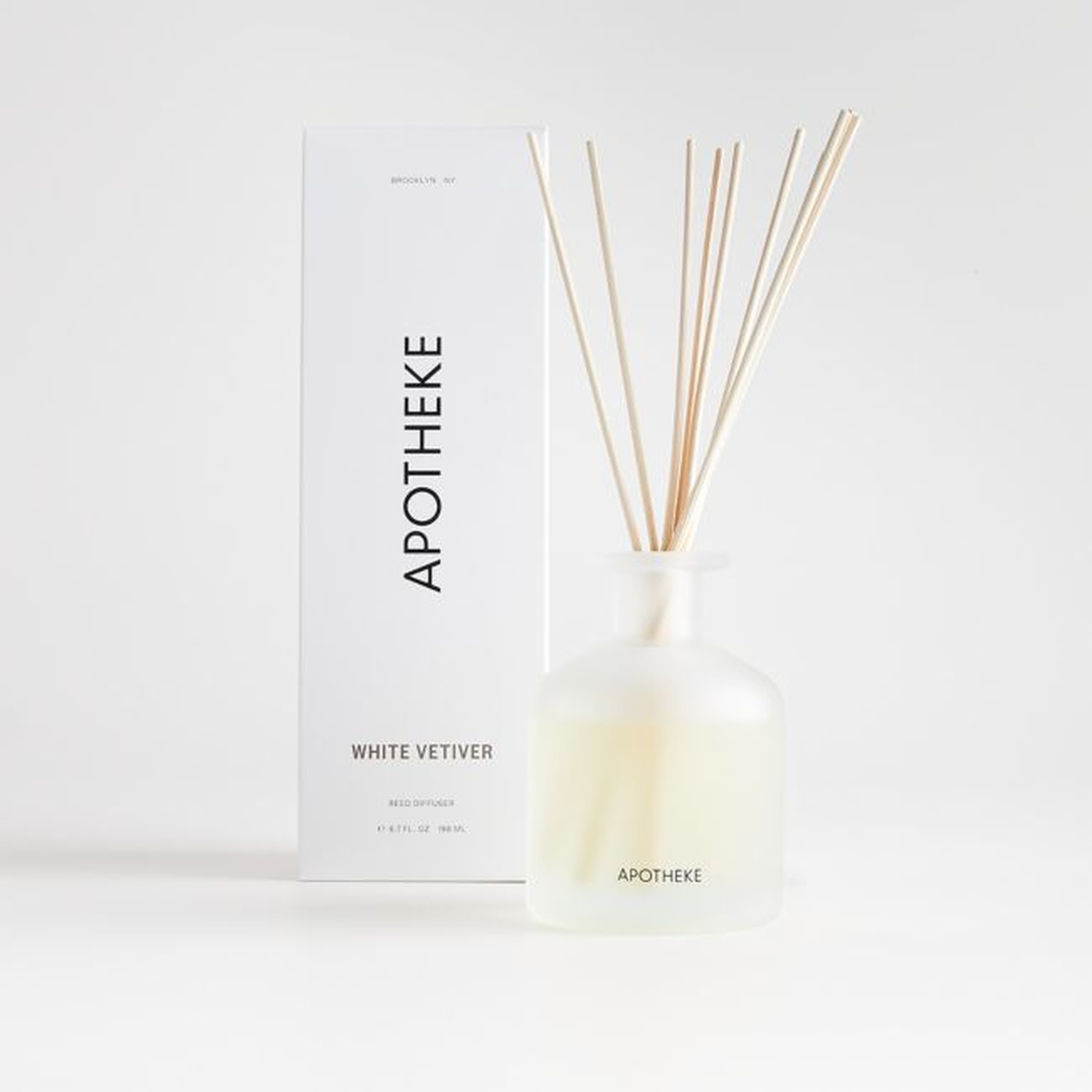 Apotheke White Vetiver Reed Diffuser - Crate and Barrel