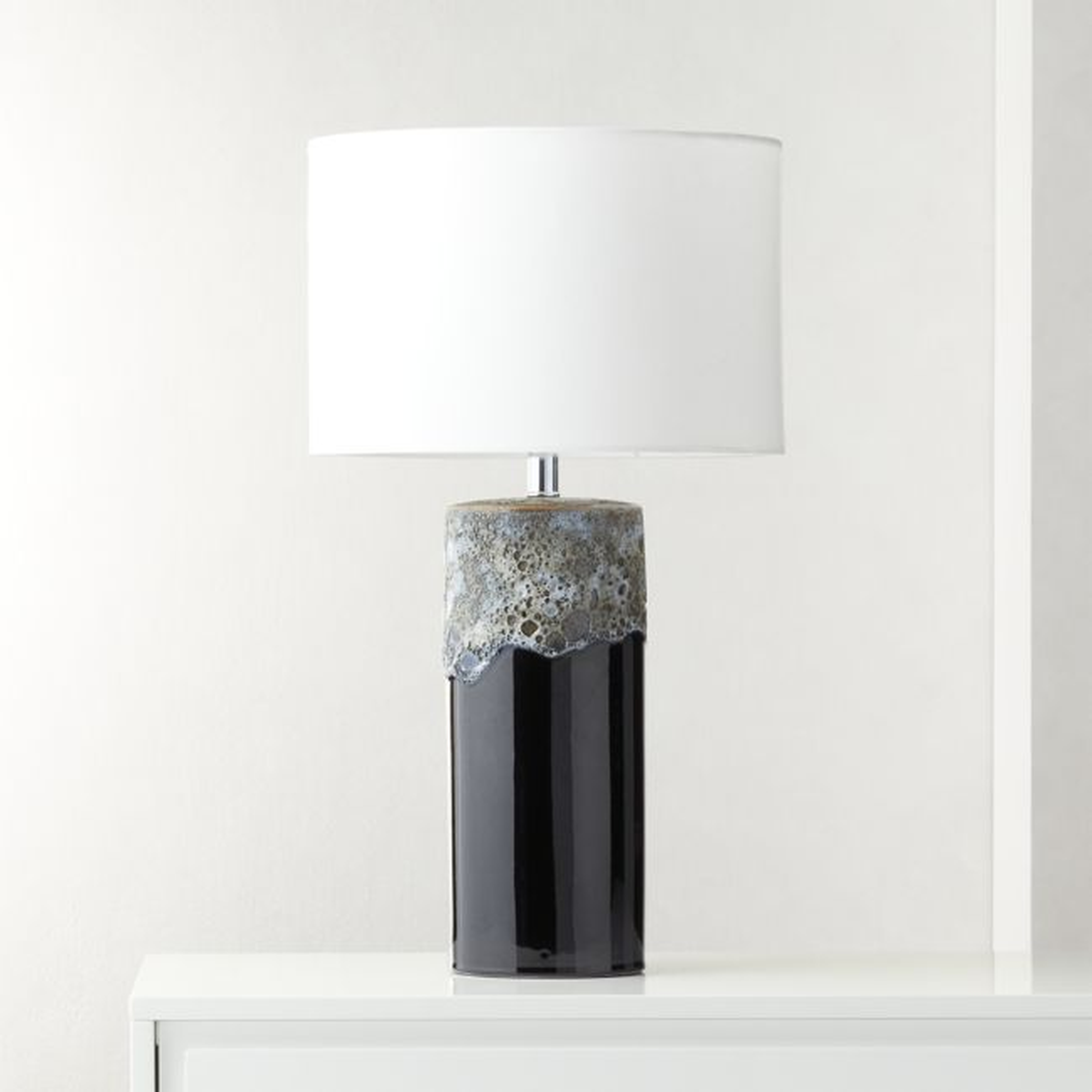 Cadiz Glazed Ceramic Table Lamp - CB2