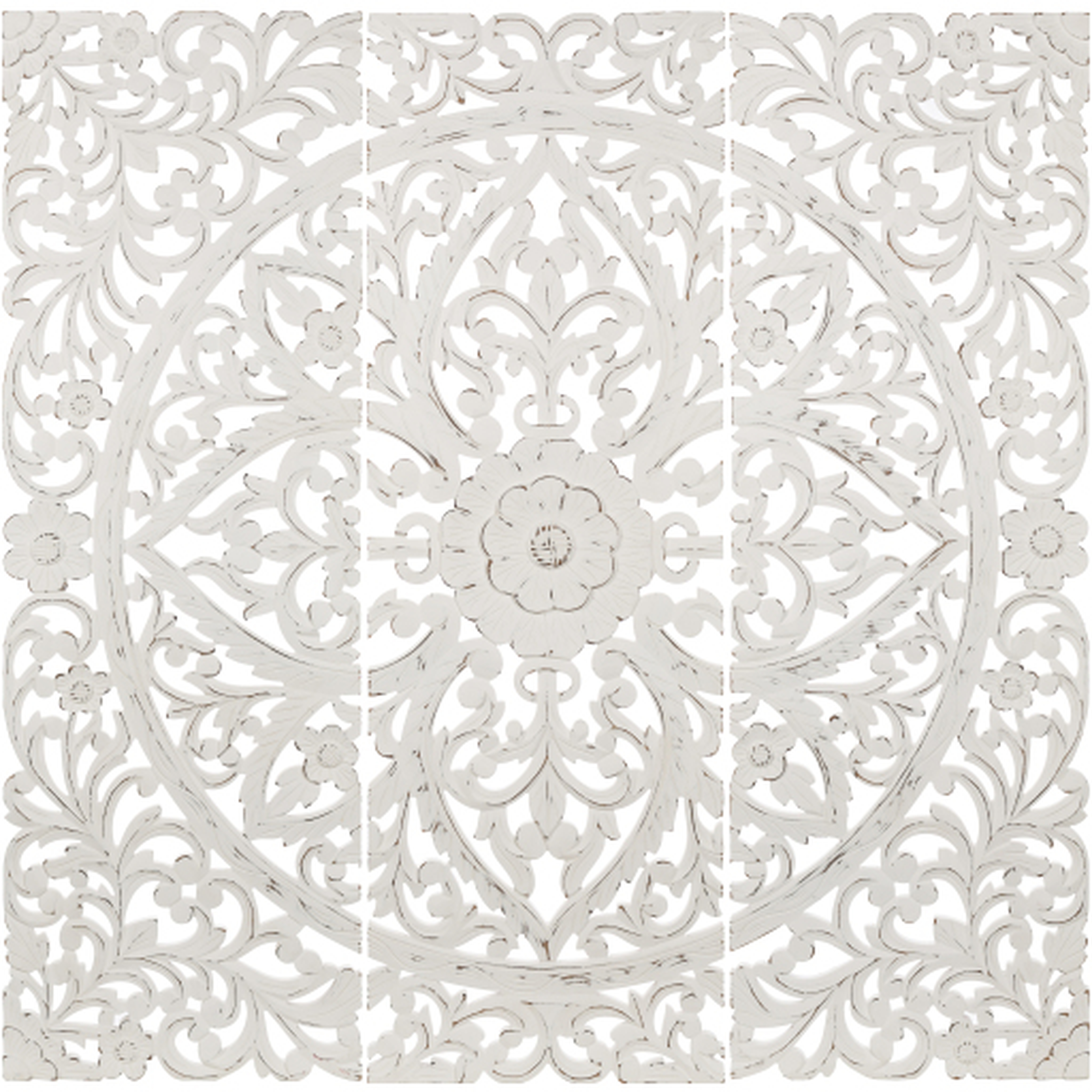 Livabliss Vivaan VIA-001 48"H x 16"W x 1"D; 48"H x 16"W x 1"D; 48"H x 16"W x 1"D Dimensional Wall Accent - Surya