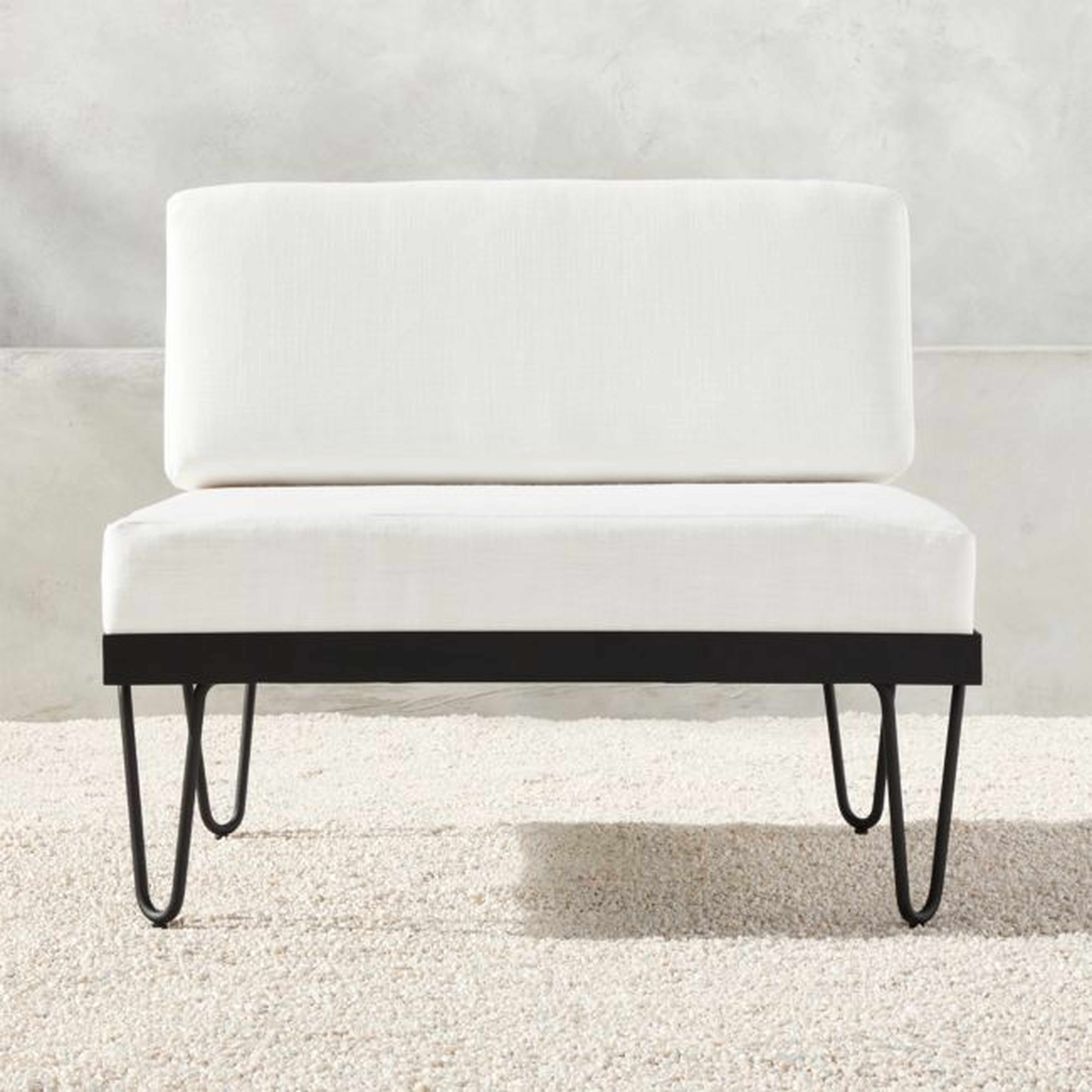 Rossi Armless Outdoor Chair - CB2