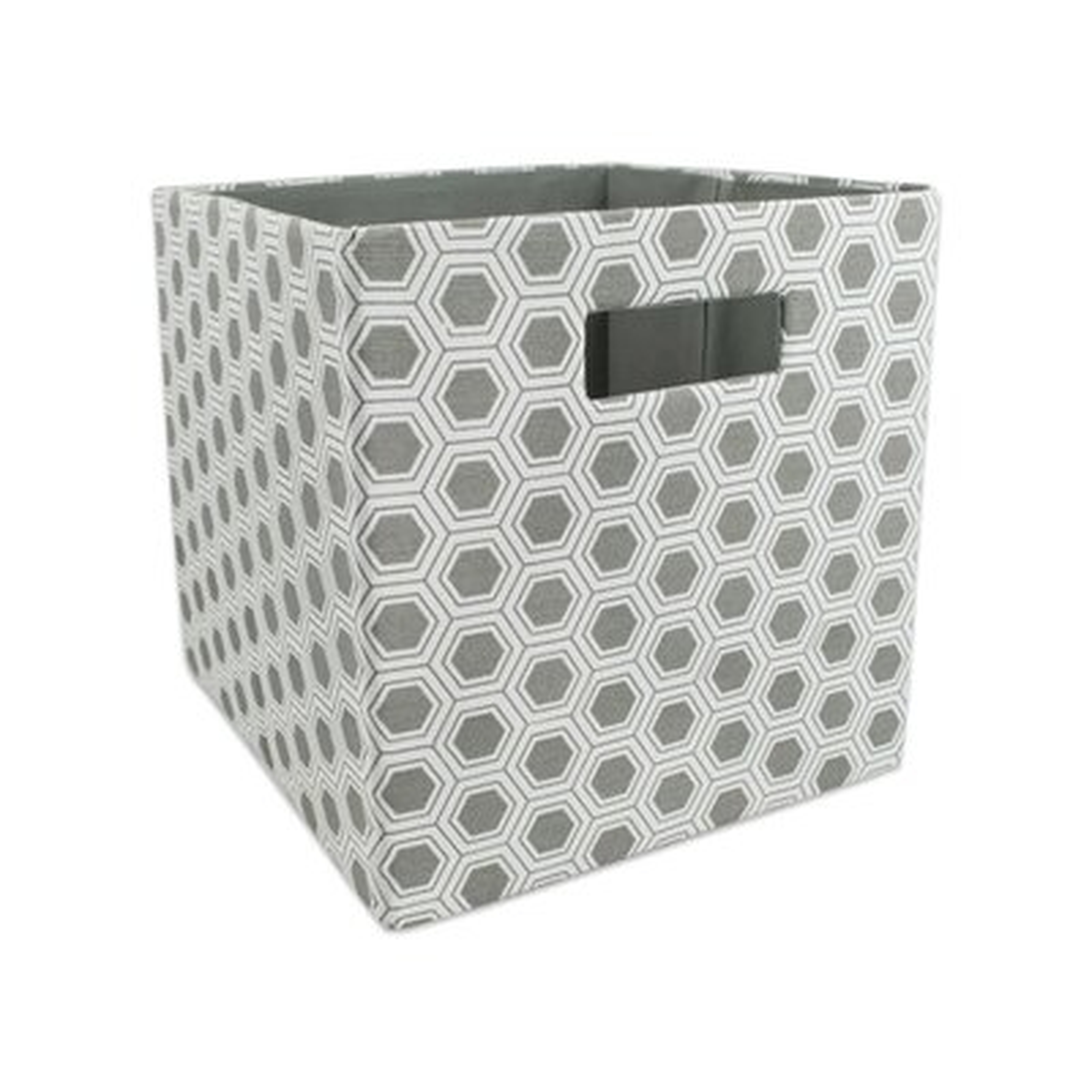 Cube Honeycomb Fabric Polyester Bin - Wayfair