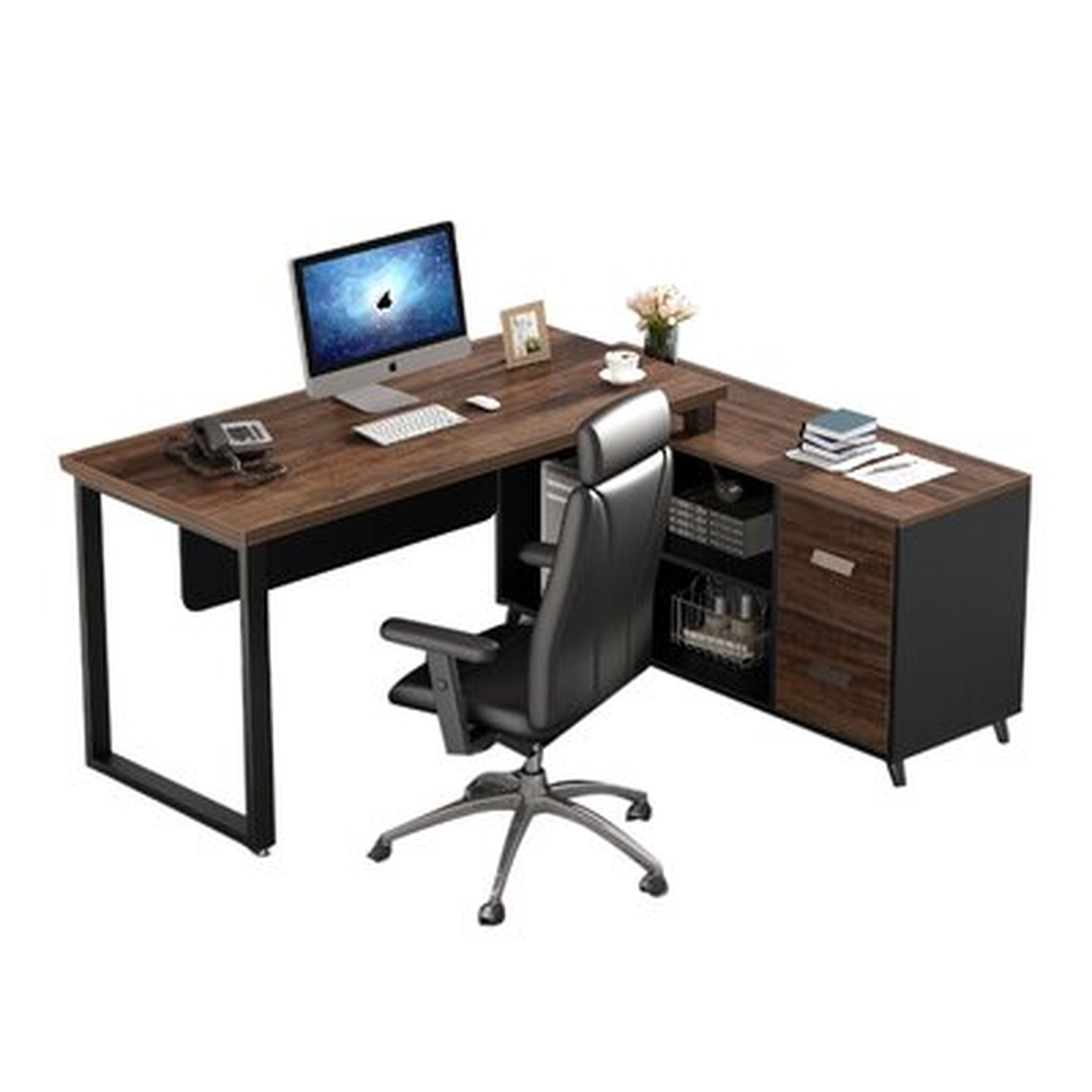 Burtz L-Shape Desk - Wayfair